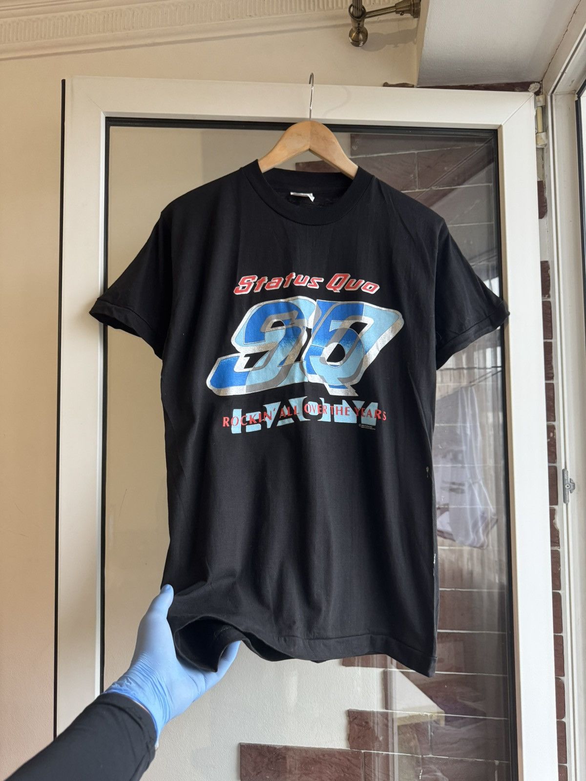 Band Tees Vintage Statu Quo 1990 tshirt Size US M / EU 48-50 / 2 - 4 Thumbnail