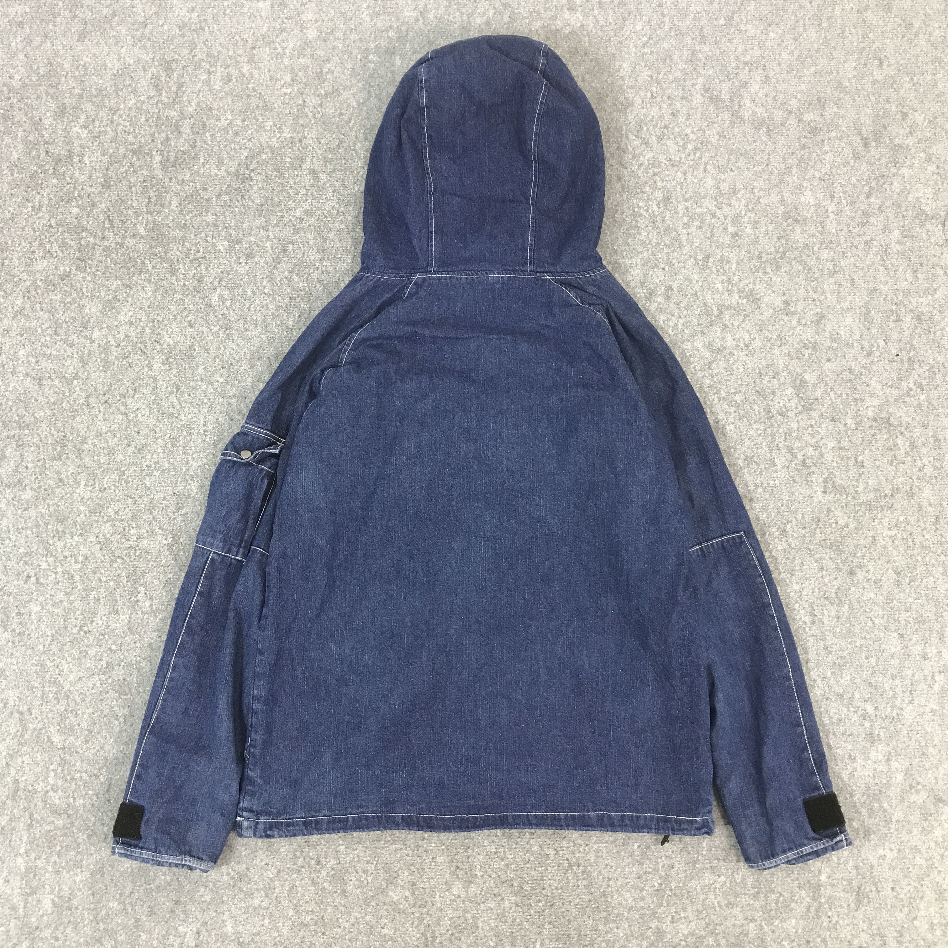 Japanese Brand JOEY FACTORY JAPAN STYLE DENIM HOODIES JACKET K69B5 Size US M / EU 48-50 / 2 - 3 Thumbnail