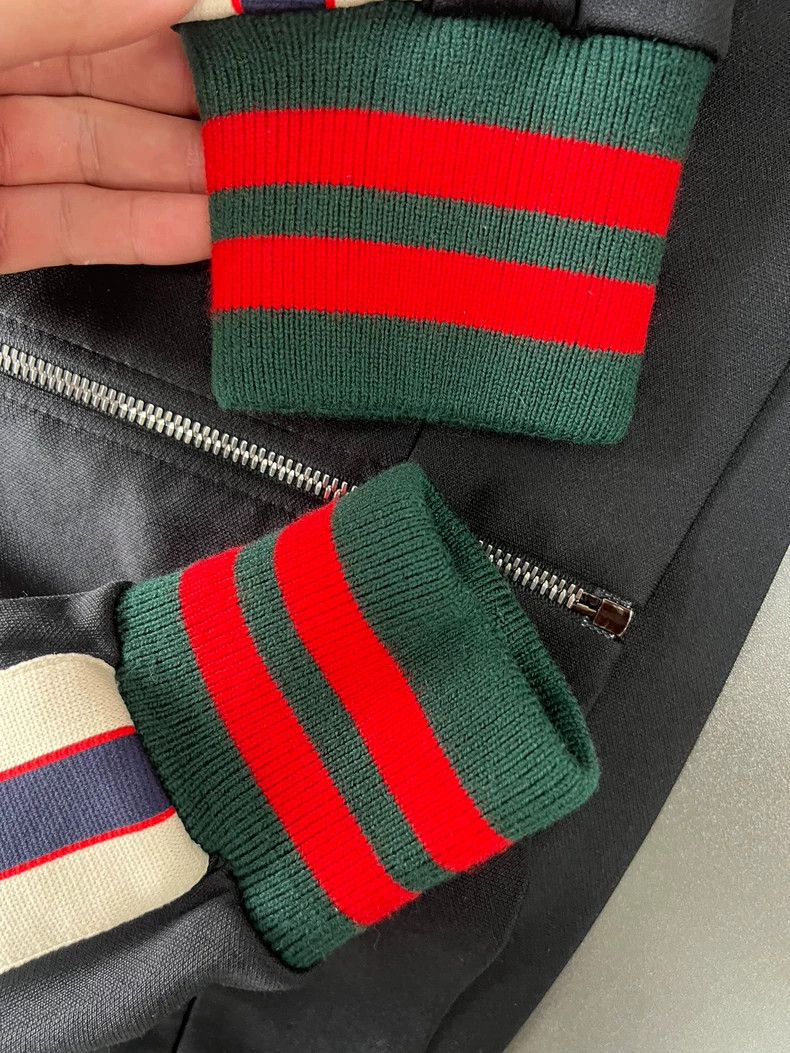 Gucci Gucci Side Logo Zipper Stand-Coll Jacket School Uniform 250 Size US M / EU 48-50 / 2 - 3 Thumbnail