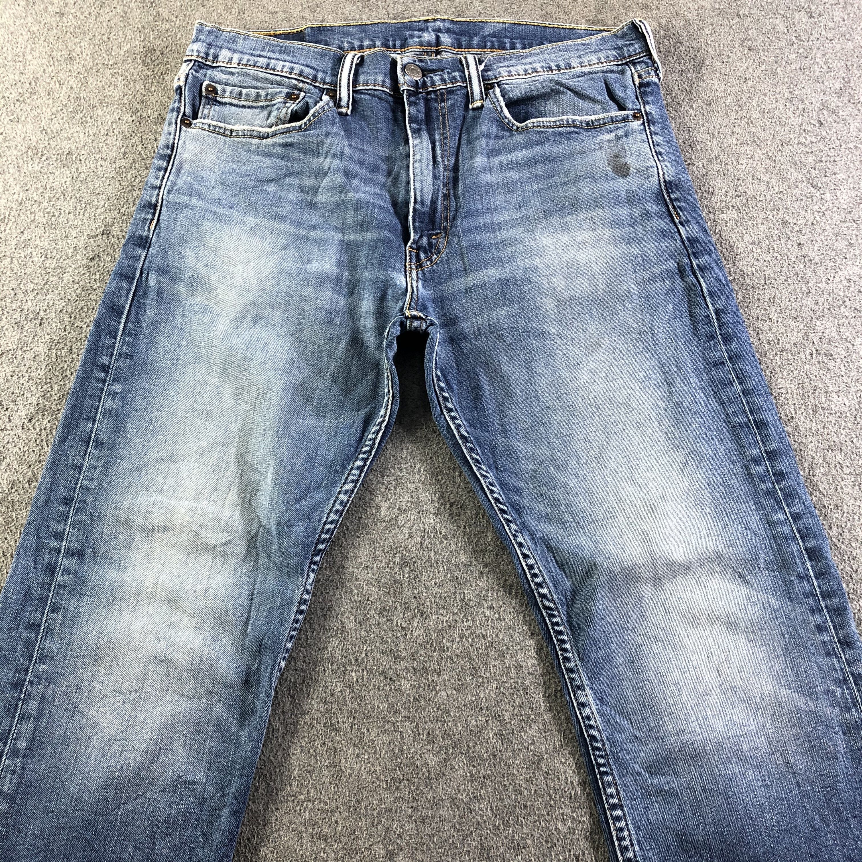 Levi's Vintage Blue Wash Levis 513 Jeans-J4520 Size US 33 - 3 Thumbnail