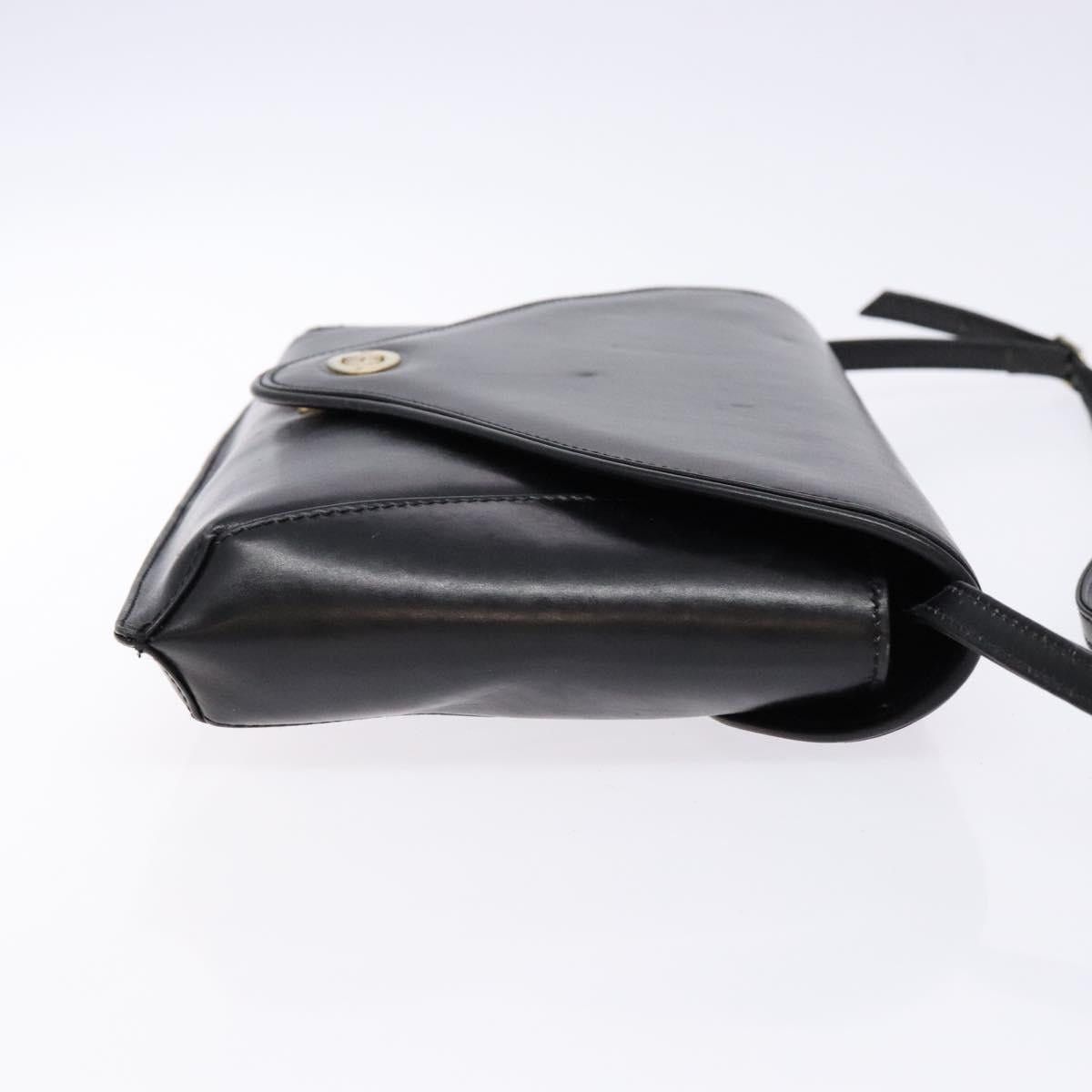 Gucci GUCCI Shoulder Bag Leather Black Gold Size ONE SIZE - 4 Thumbnail
