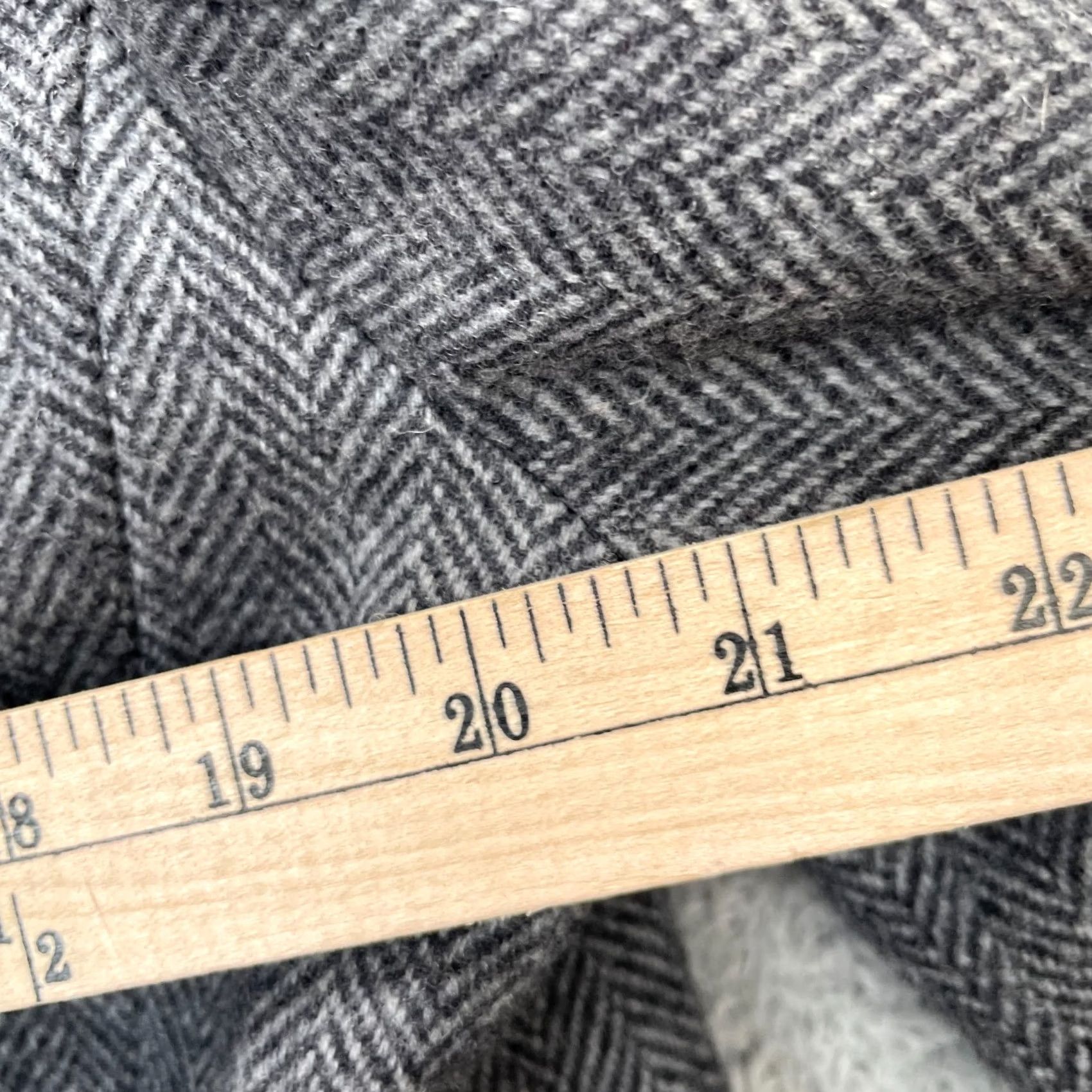 Pendleton VINTAGE Pendleton Jacket Womens Large Gray Blazer Coat Herringbone Wool Academia Size L / US 10 / IT 46 - 8 Thumbnail