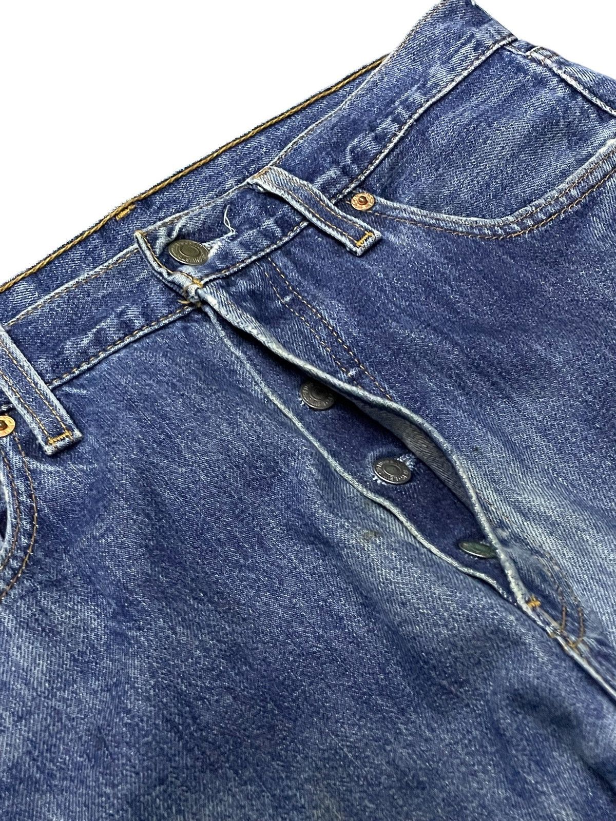 Levi's × Vintage Vintage Levis 501 90s Distressed Jeans Size US 30 / EU 46 - 12 Thumbnail