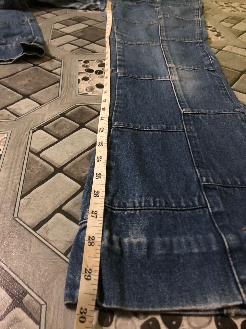 Japanese Brand Original Feel Good patchwork bootcut jeans Size 30" / US 8 / IT 44 - 7 Thumbnail