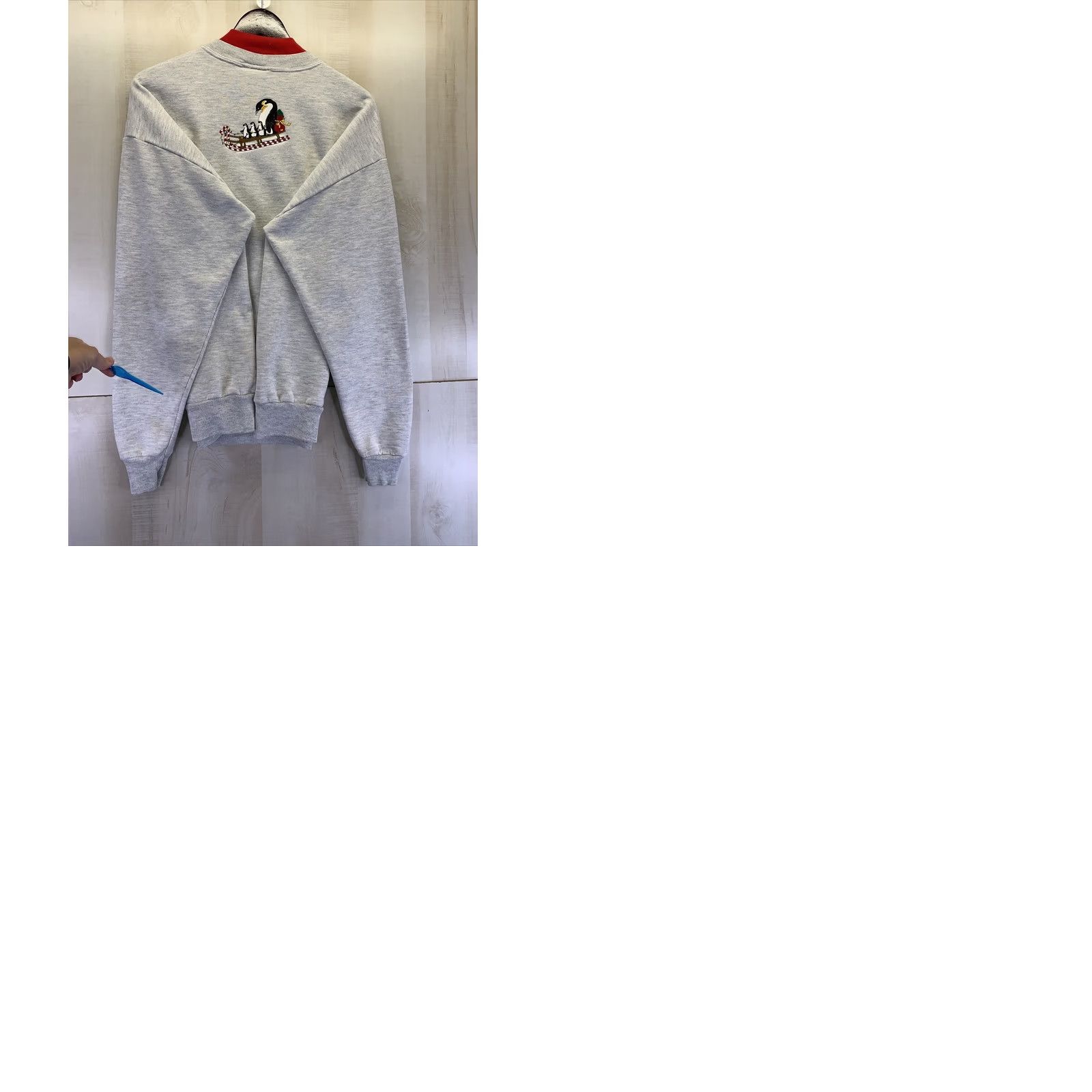 Endless VINTAGE 1990s Endless Designs USA Grandma Sweatshirt Penguins Christmas Size L Womens Large-7827 Size L / US 10 / IT 46 - 9 Thumbnail