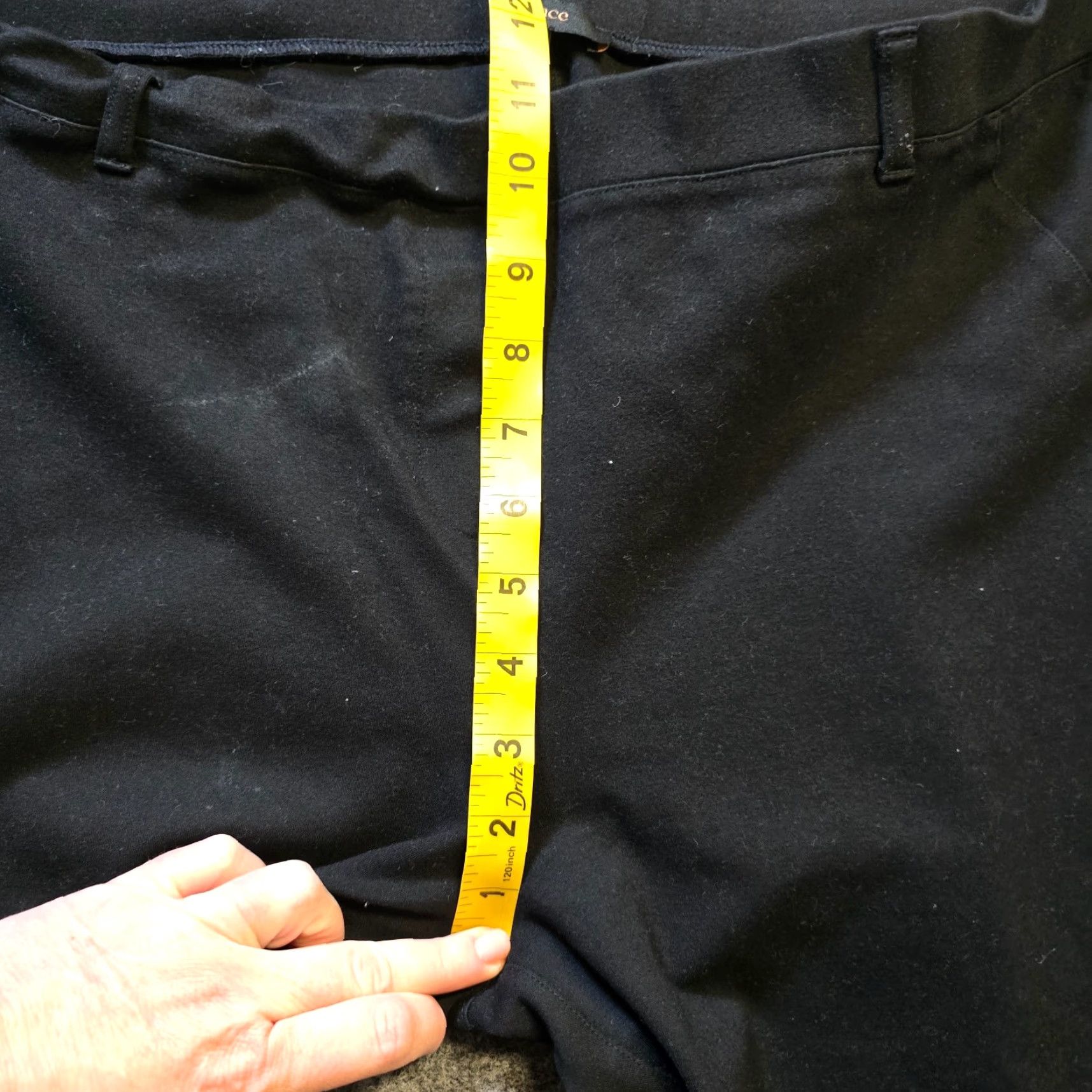 Quince Quince Pants Womens XL Black Scuba Straight Leg Stretch Pull On Capsule Career Dress Pants Slim Straight Leg Womens XL Black Quince Pants Size 40" / US 18 - 7 Thumbnail