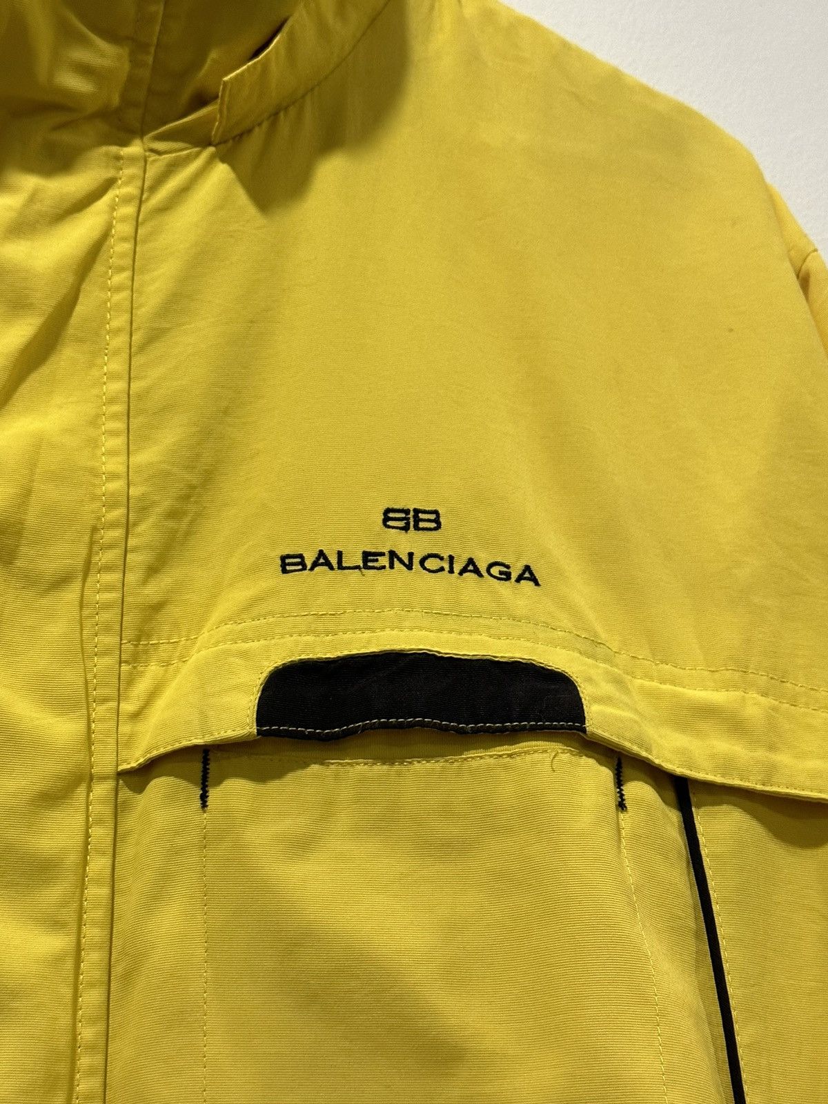 Balenciaga BALENCIAGA Yellow Polyester Coat Size US L / EU 52-54 / 3 - 4 Thumbnail