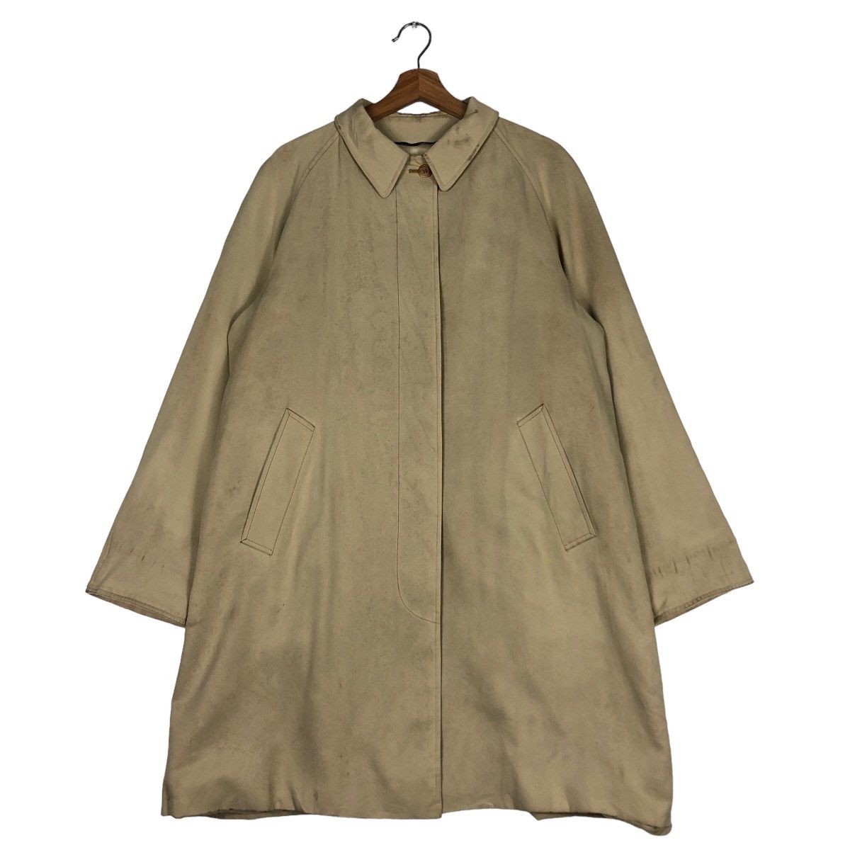 Burberry 🔥Vintage Burberrys Made in England Long Jacket Nova Check Size US M / EU 48-50 / 2 - 1 Thumbnail
