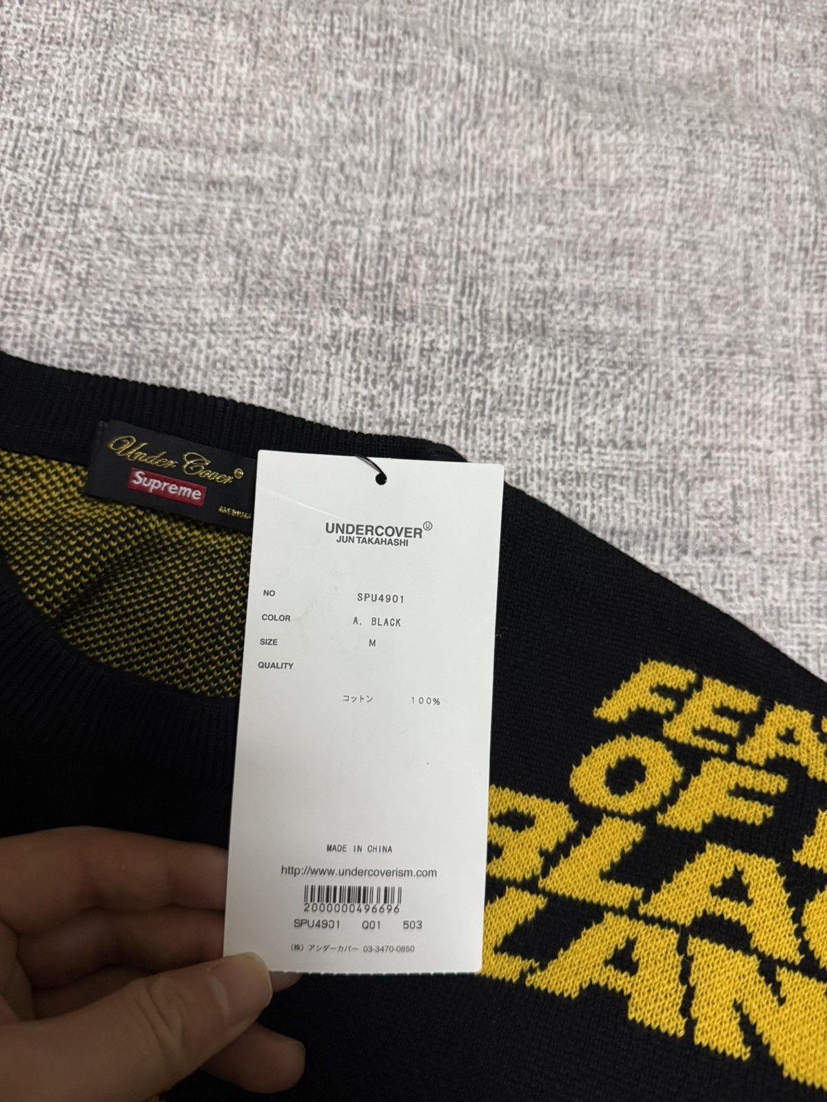 Public Enemy × Supreme × Undercover Supreme undercover public enemy sweater Size US M / EU 48-50 / 2 - 7 Thumbnail