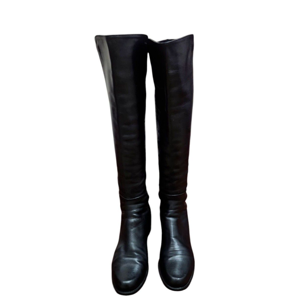 Stuart Weitzman STUART WEITZMAN Leather Knee High Black Riding Boots Size 8 Size US 8 / IT 38 - 4 Thumbnail