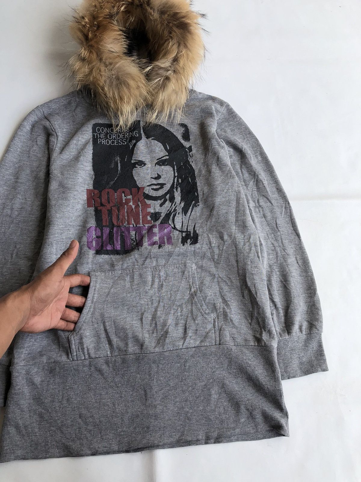 Hysteric Glamour × If Six Was Nine × Japanese Brand Poem Rock Tune Glitter Fur Hoodie Ifsixwasnine Lgb Style Size US M / EU 48-50 / 2 - 2 Thumbnail