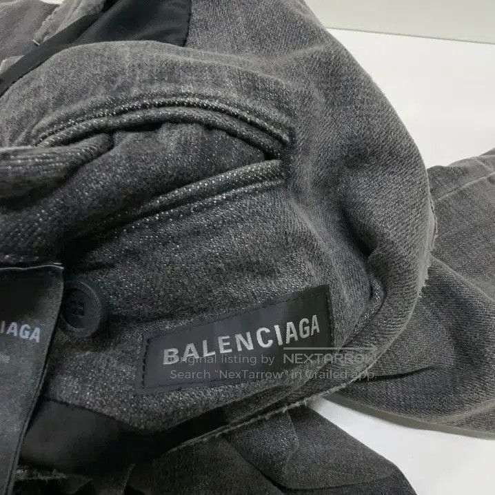Balenciaga Balenciaga FW23 Logo Long Sleeve Blazer. Size US L / EU 52-54 / 3 - 5 Thumbnail