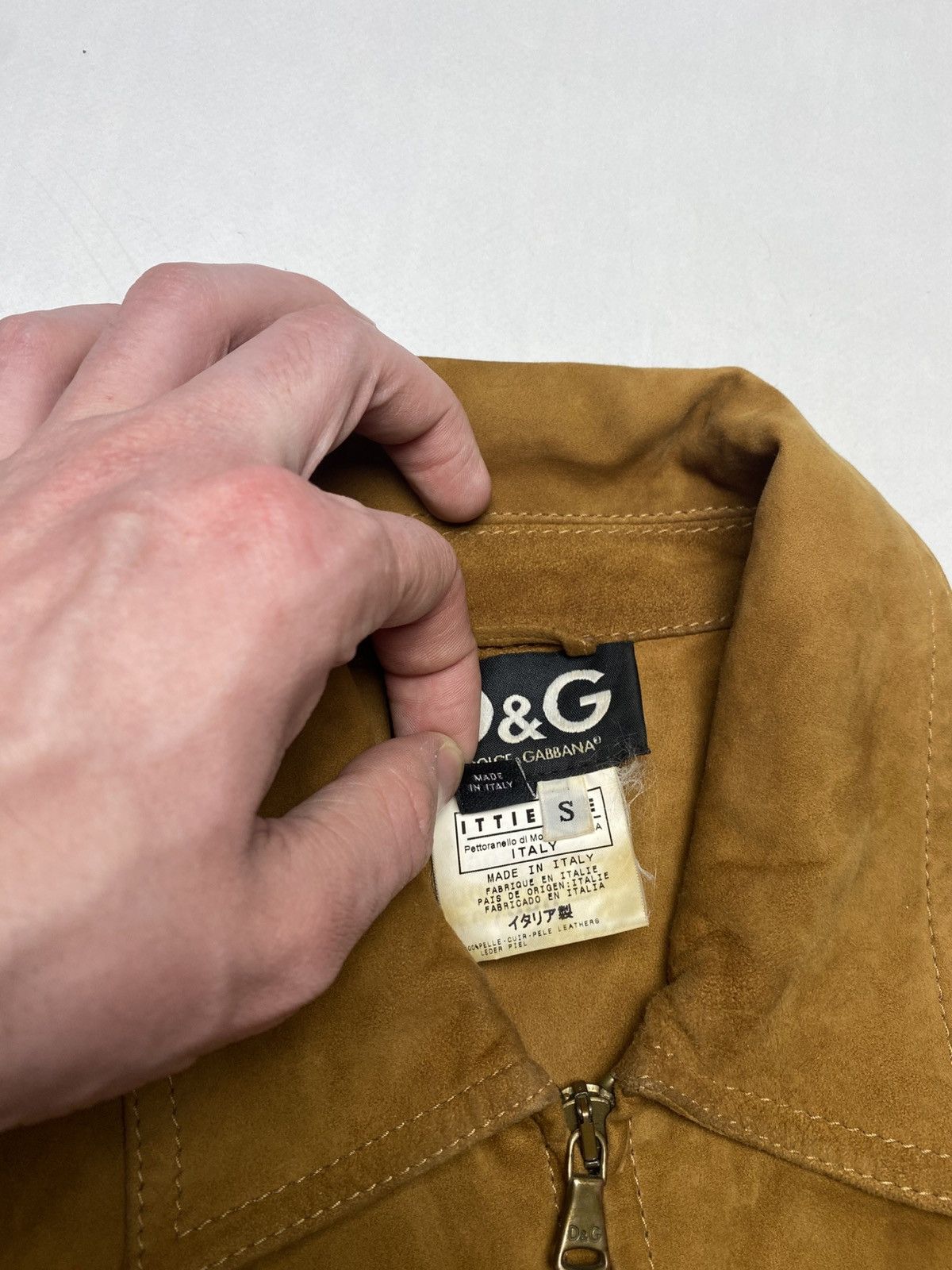 Dolce & Gabbana Dolce Gabbana Suede Leather Jacket 2000s Size S / US 4 / IT 40 - 5 Thumbnail