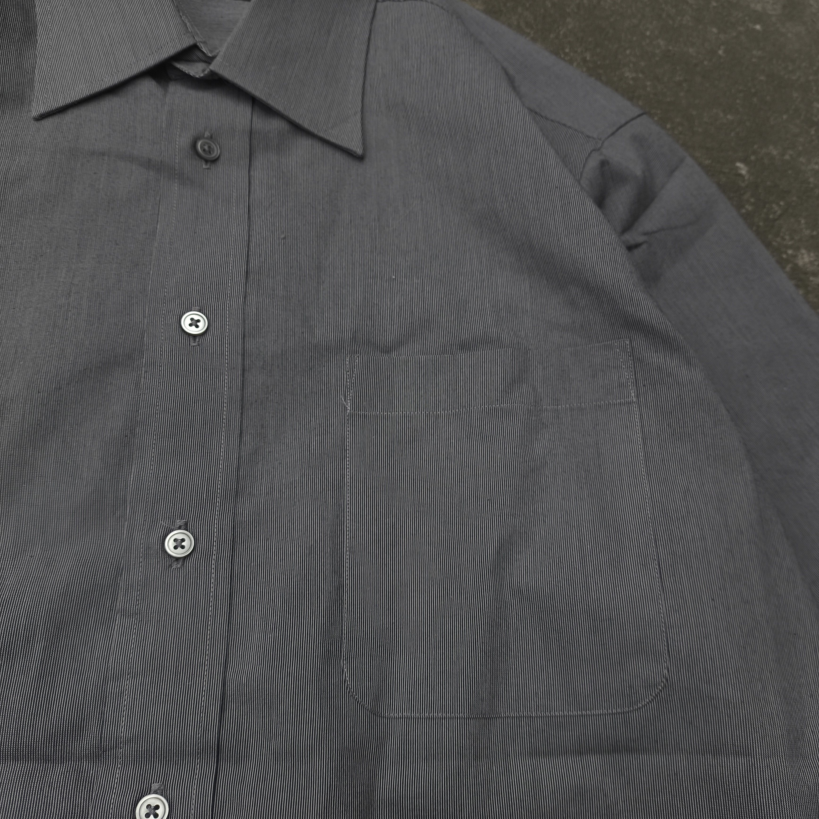 Issey Miyake Issey Miyake Tete homme stripped shirt button up sz tag L Size US L / EU 52-54 / 3 - 2 Thumbnail