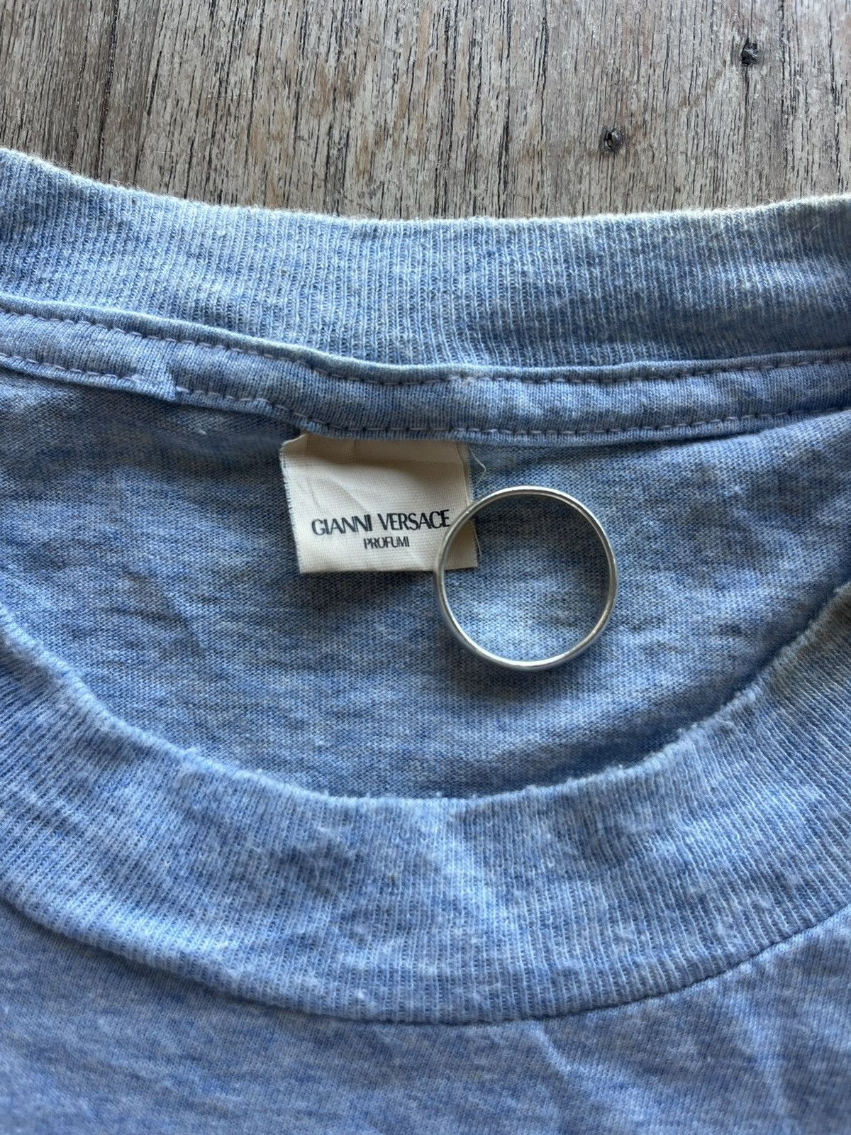 Versace × Vintage Vintage GIANNI VERSACE PROFUMI collection Tshirt Size US L / EU 52-54 / 3 - 4 Thumbnail
