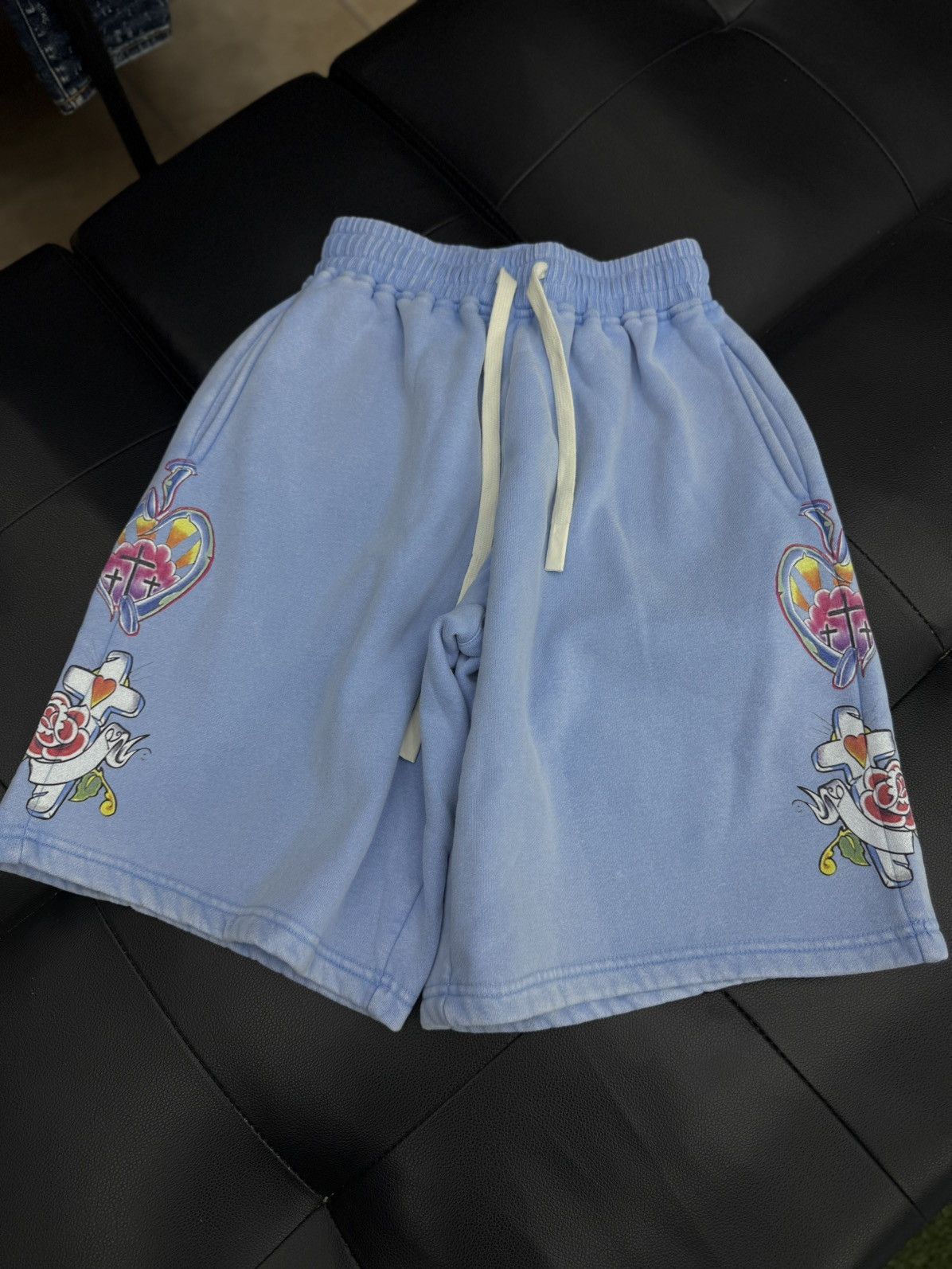 Other We Are Righteous Blue Cotton Shorts Size XS (NEW) Size US 28 / EU 44 - 3 Thumbnail