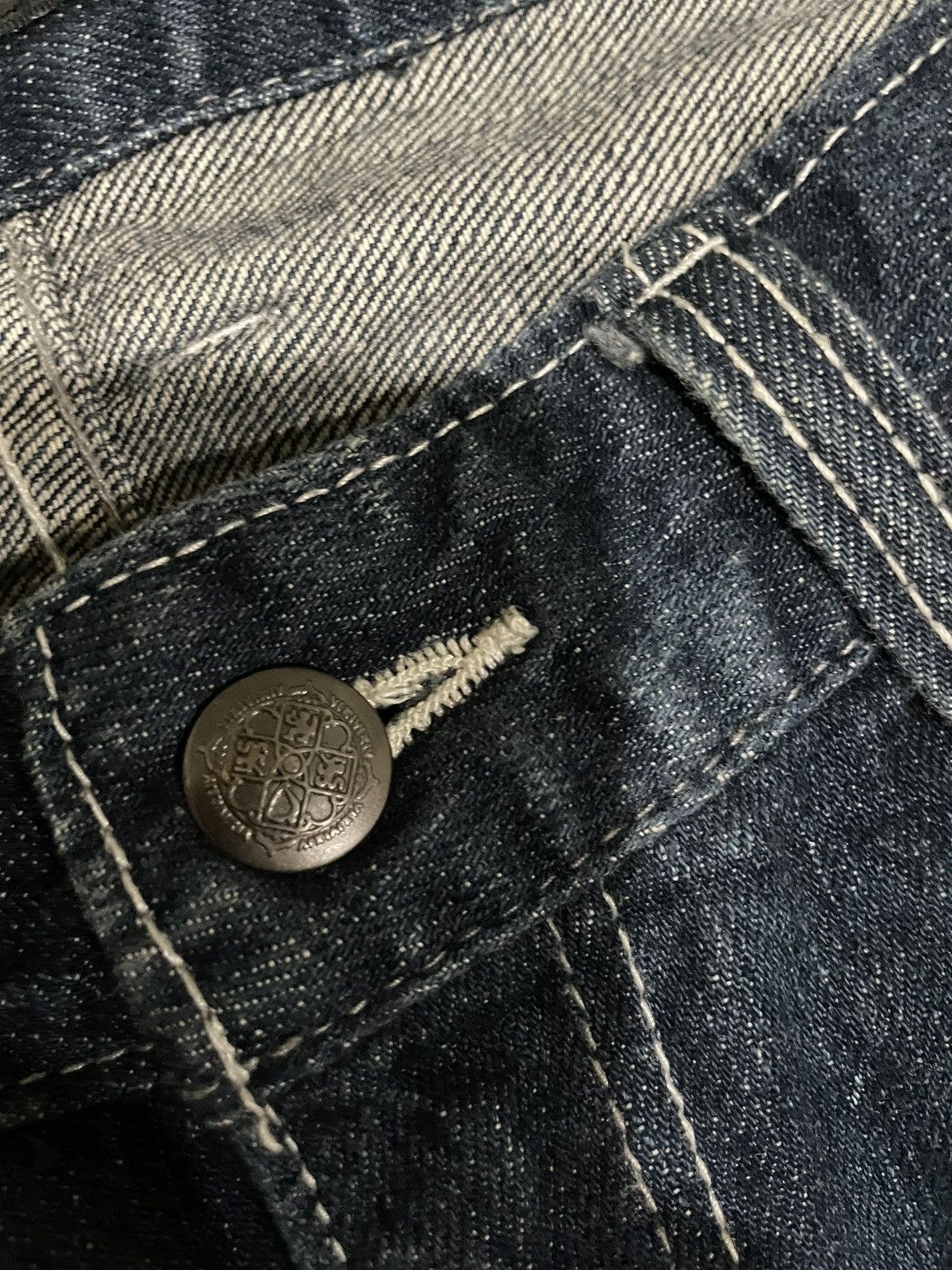 If Six Was Nine × Japanese Brand Japanese Wild Life Skull Jeans Size US 34 / EU 50 - 18 Thumbnail