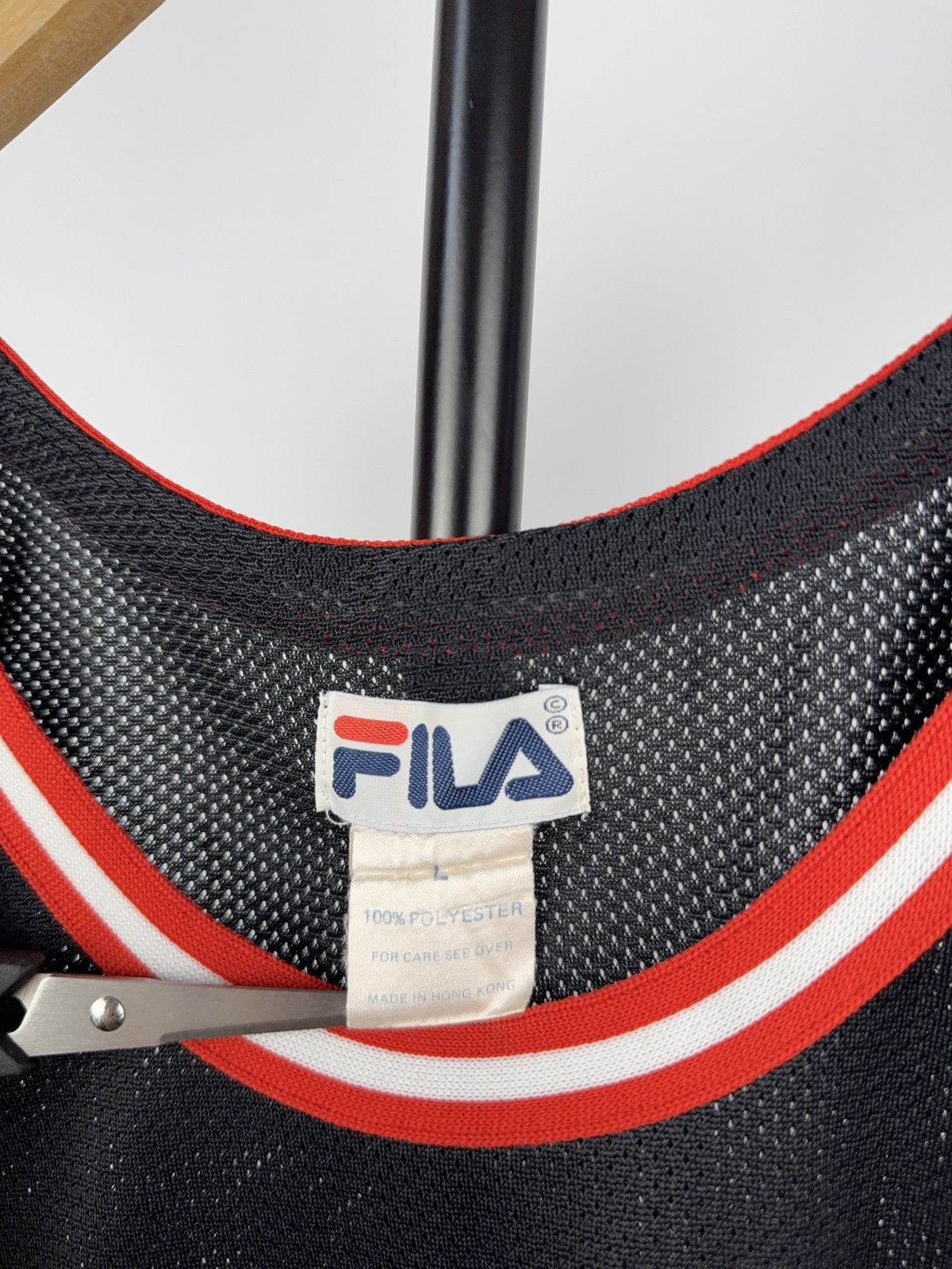 Fila × Vintage Vintage FILA B-Ball Mesh Jersey Tank Made in Hong Kong Size US L / EU 52-54 / 3 - 2 Thumbnail