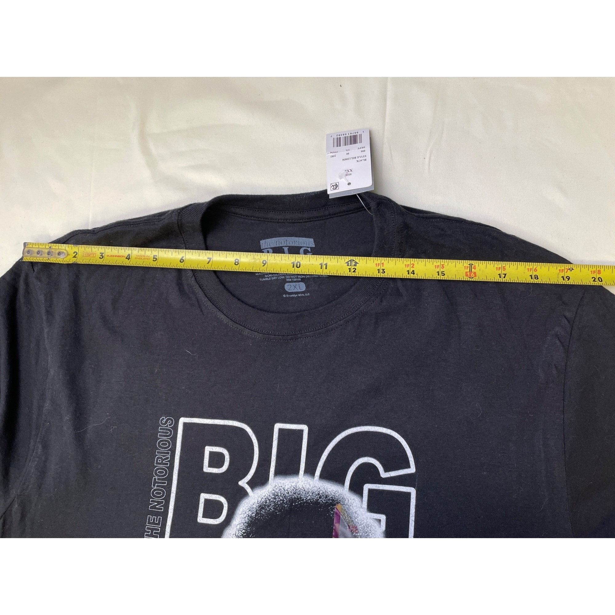 Other The Notorious B.I.G. Men's black Short Sleeve T-Shirt Size 2 Size US XXL / EU 58 / 5 - 6 Thumbnail