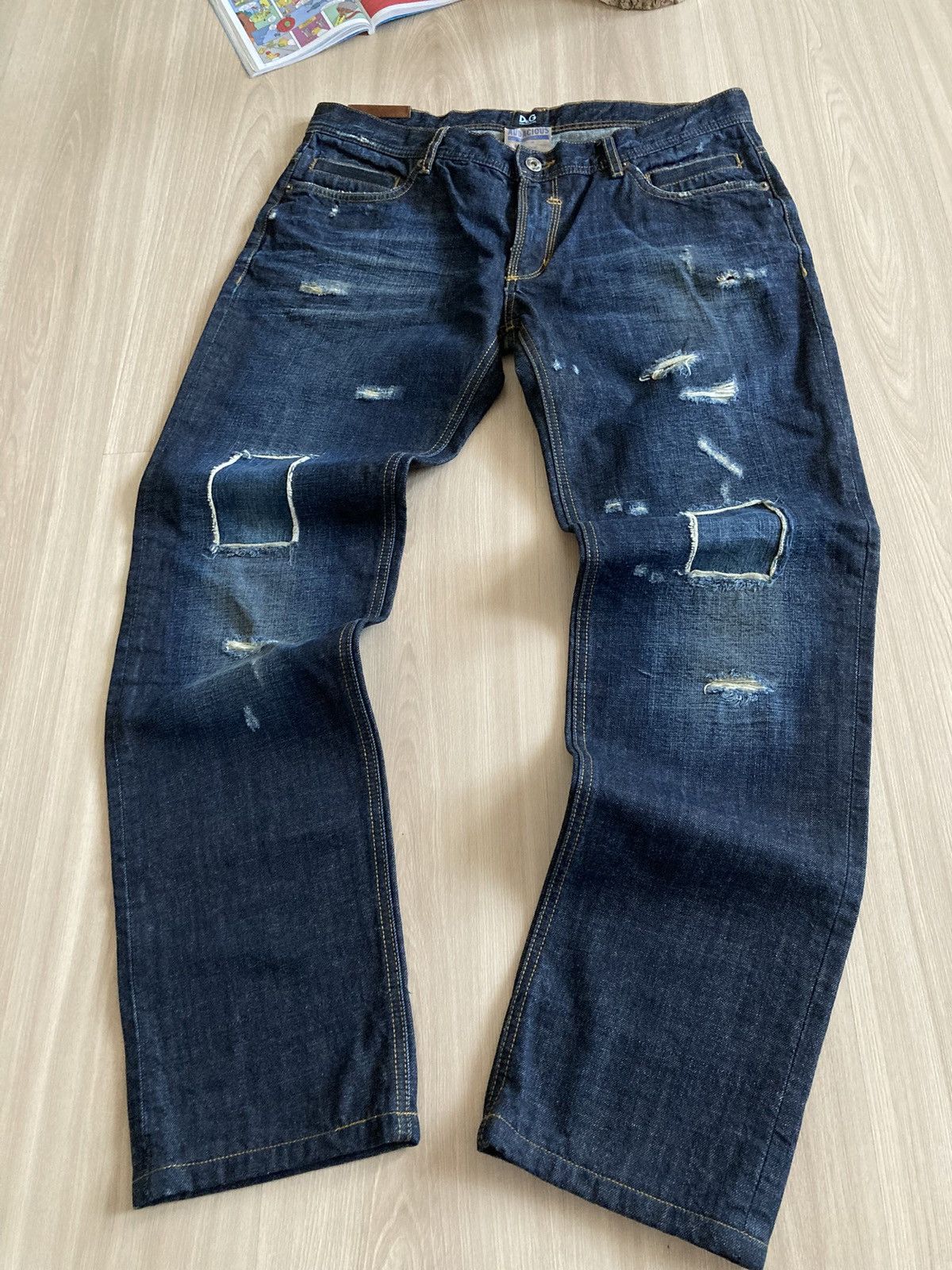 Dolce & Gabbana Vintage RARE Dolce&Gabbana Audacious Dirty Pants Jeans 00s Size US 34 / EU 50 - 4 Thumbnail