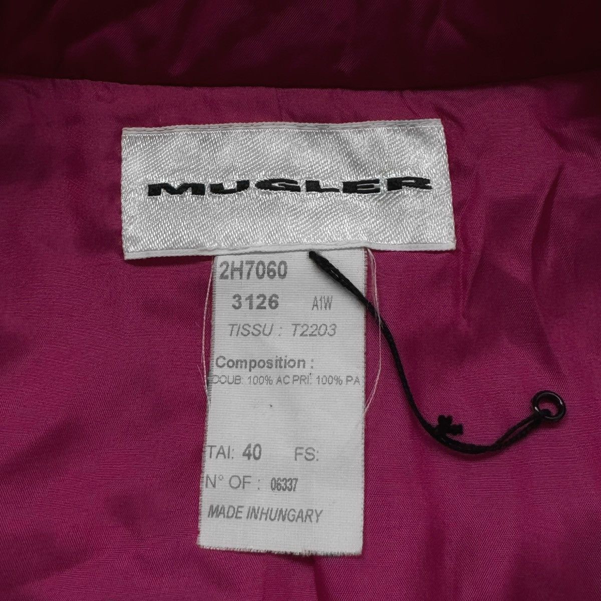 Mugler × Thierry Mugler Futuristic Thierry Mugler vintage jacket Size S / US 4 / IT 40 - 8 Thumbnail