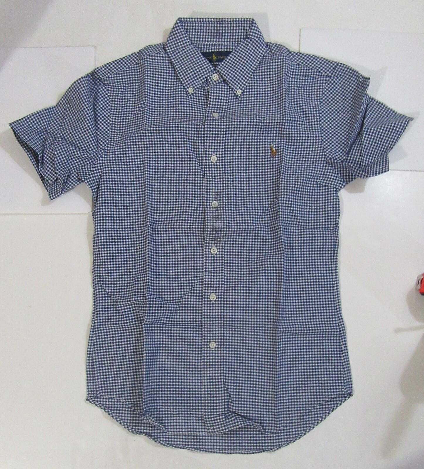 Polo Ralph Lauren Polo Ralph Lauren Slim Fit Button Down Shirt Blue Gingham Size US M / EU 48-50 / 2 - 1 Thumbnail