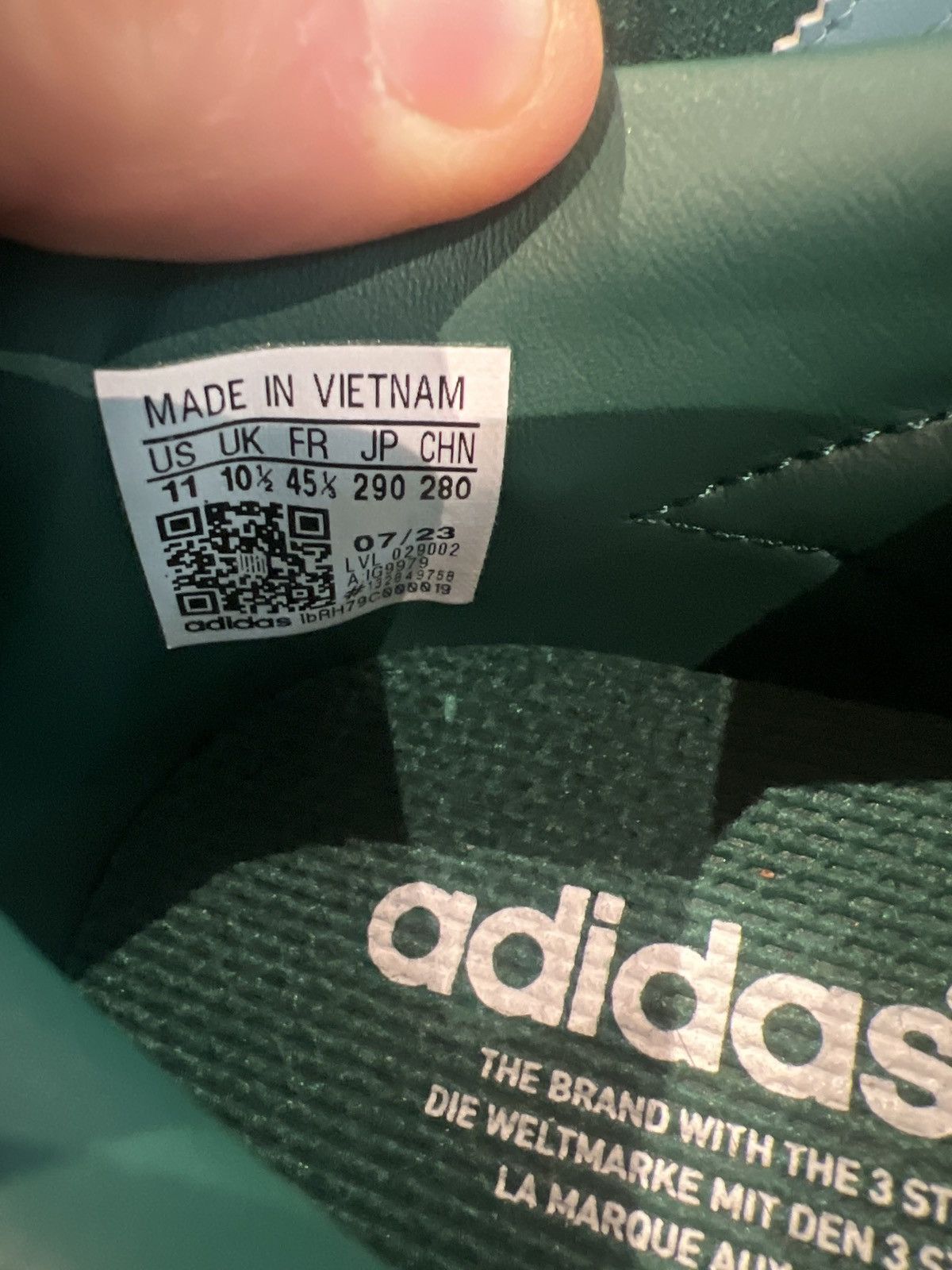 Adidas Adidas Gazelle Size US 11 / EU 44 - 8 Thumbnail