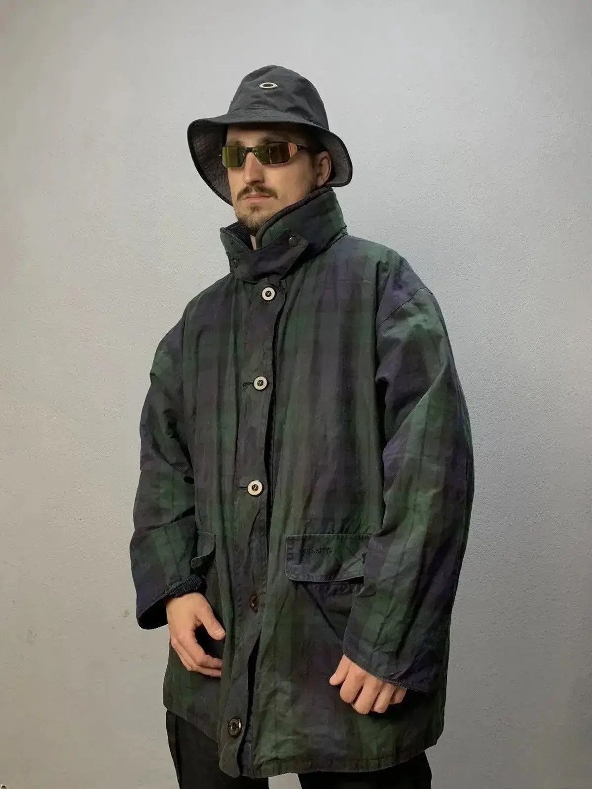 Burberry × Japanese Brand Rare vintage Burberrys jacket wax trench Burberry 90s Y2K Size US L / EU 52-54 / 3 - 1 Thumbnail