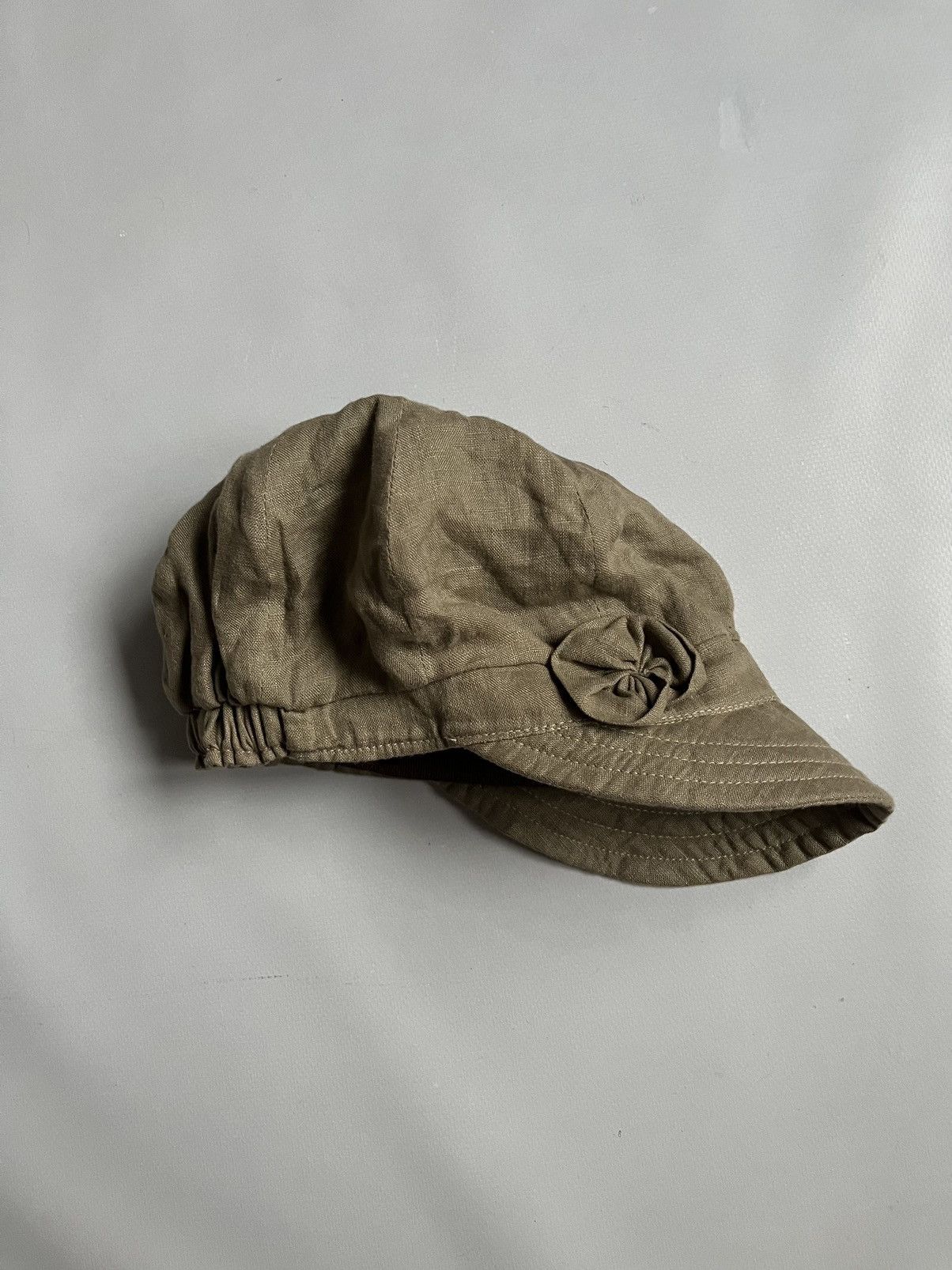 Issey Miyake ISSEY MIYAKE Olive Green Army Military Cadet Driver Cap Size ONE SIZE - 5 Thumbnail