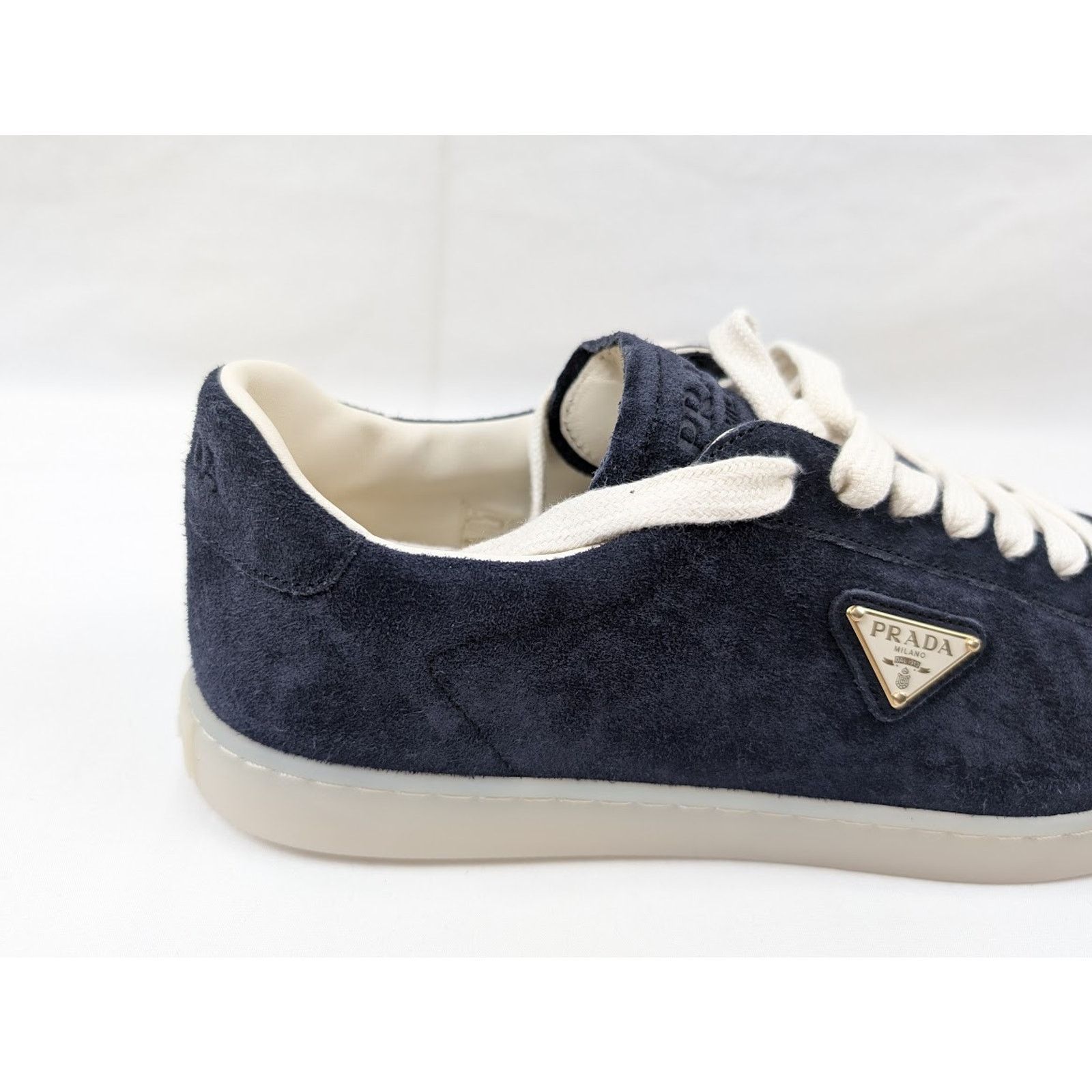 Prada o1rshd1 Low top Suede Sneakers in Bleu 11 Prada Size US 12 / EU 45 - 5 Thumbnail