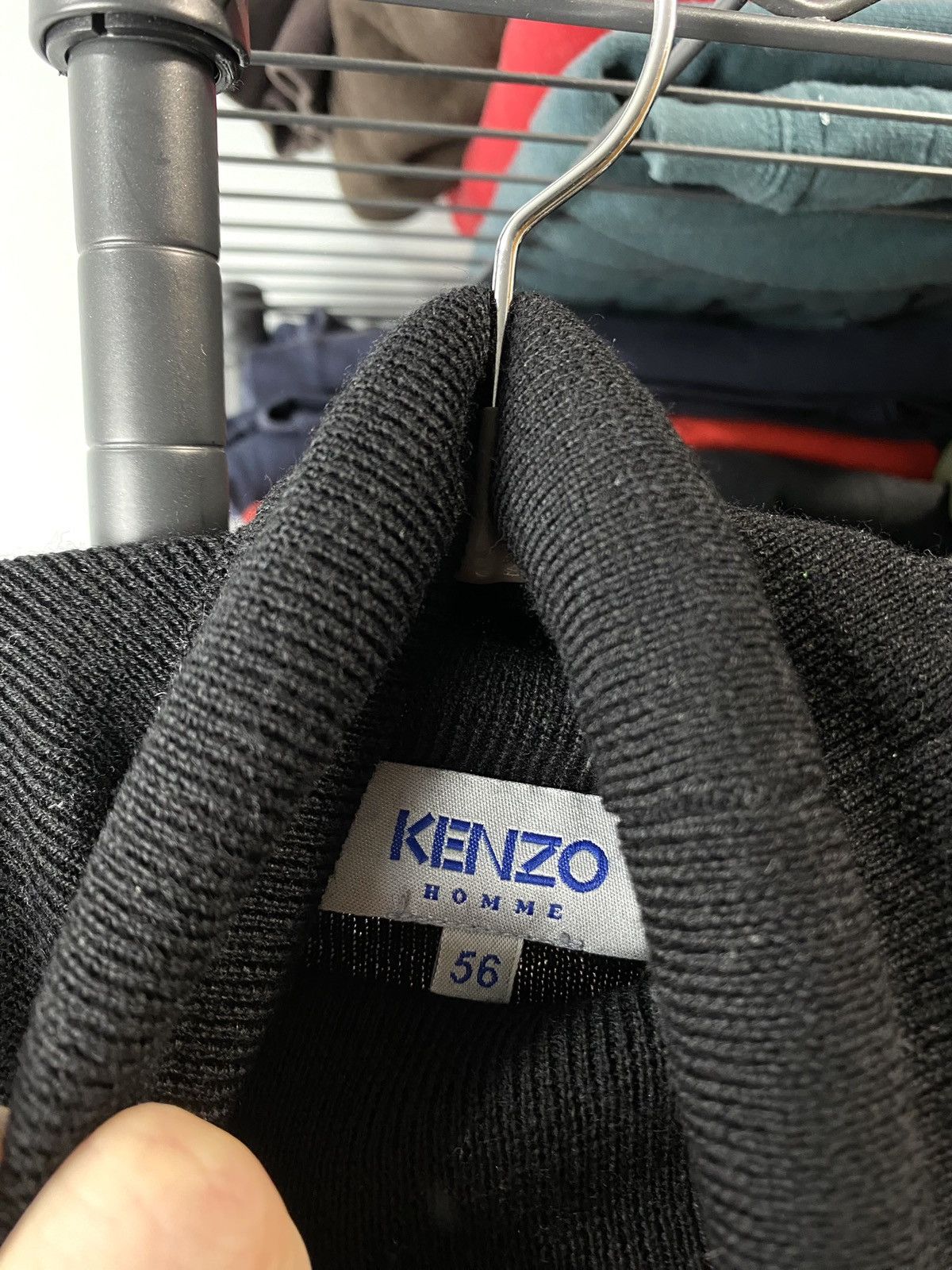 Kenzo Vintage Kenzo Homme Distressed Sweater Luxury Size US XL / EU 56 / 4 - 8 Thumbnail