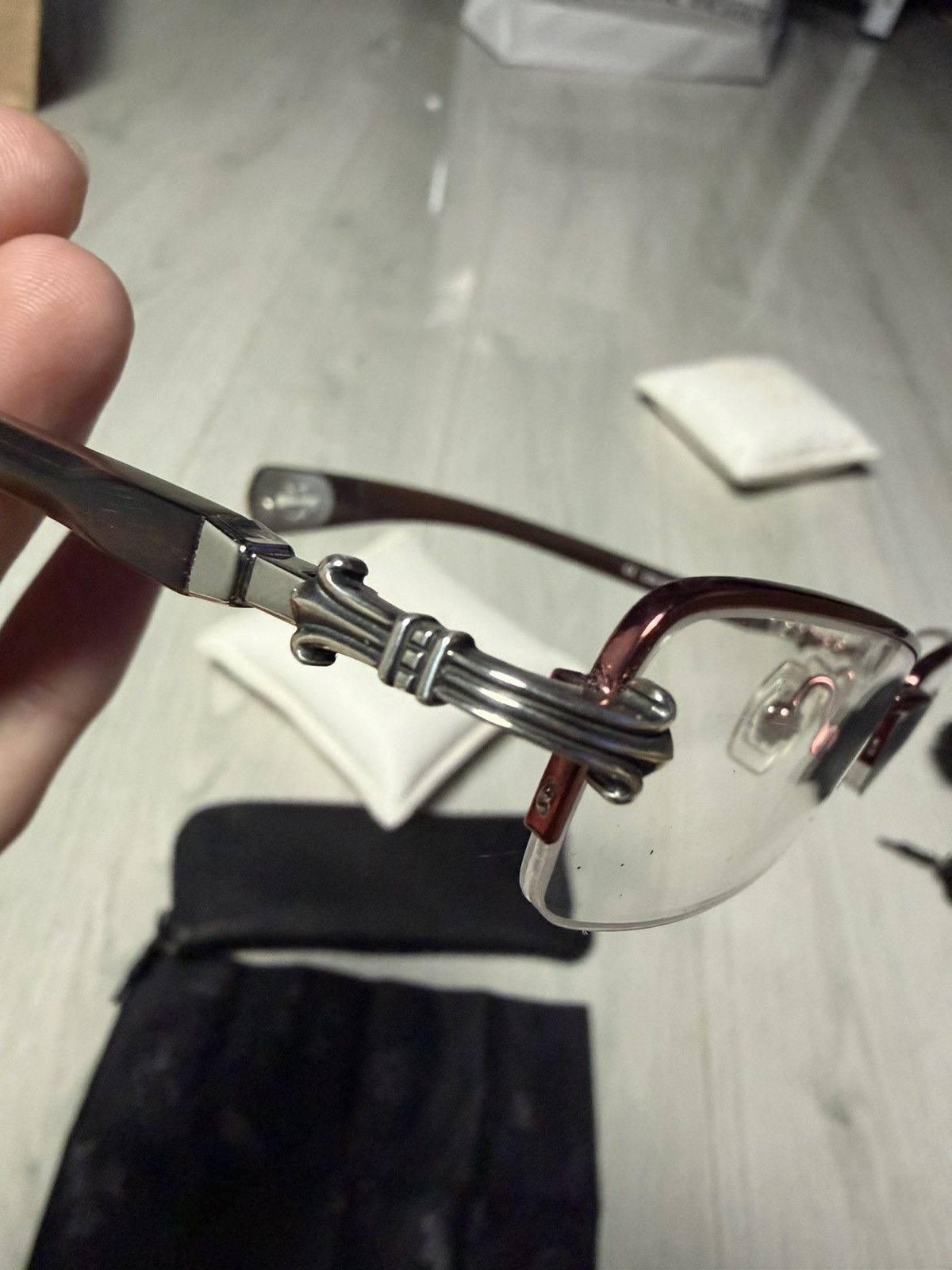 Chrome Hearts Chrome Hearts Wood “Rocks” Glasses Size ONE SIZE - 8 Thumbnail