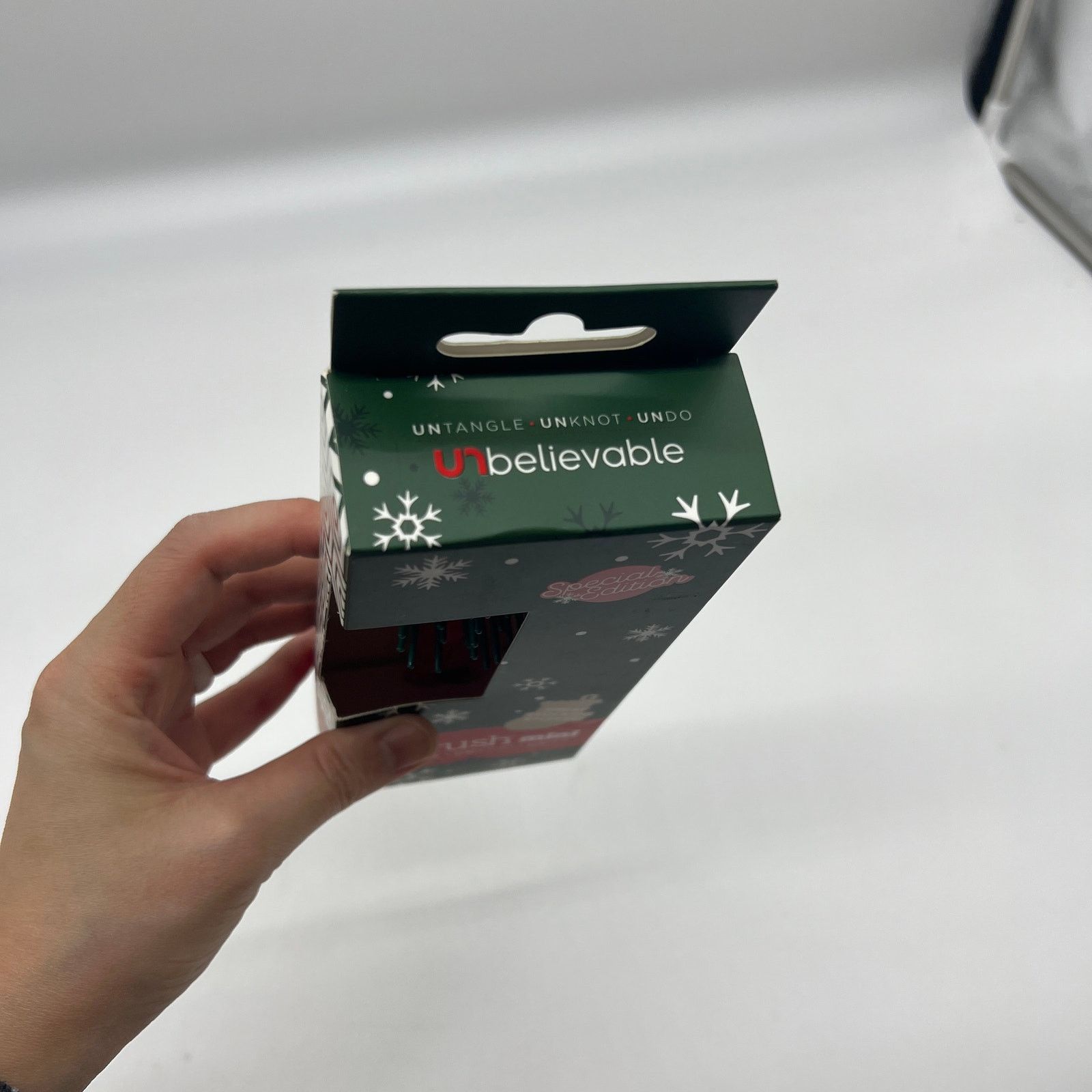 Other New UNbrush Mini Detangling Hairbrush Red Green Tra Size ONE SIZE - 6 Thumbnail