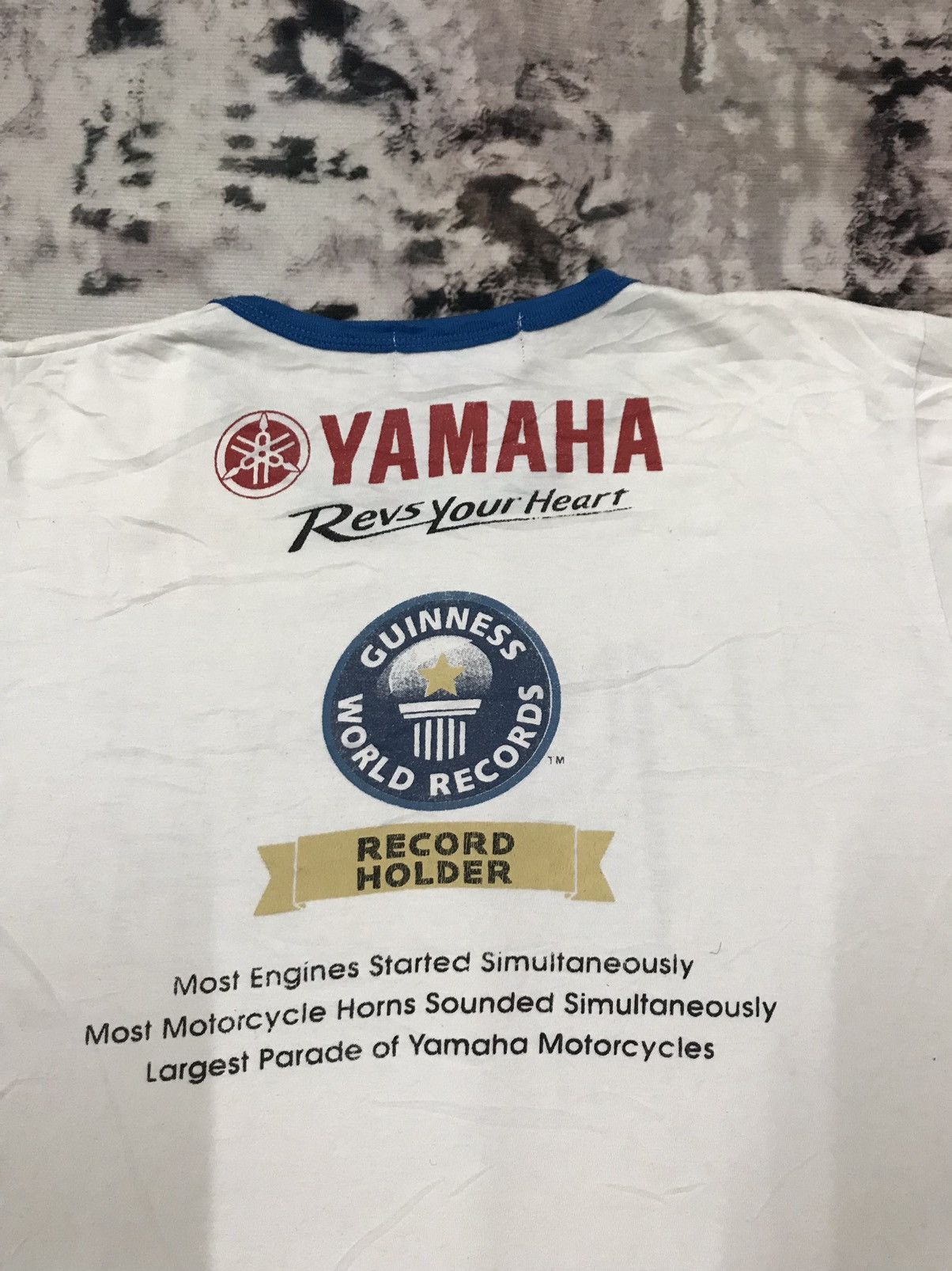 Yamaha Vintage Yamaha Riders Club Membership Ringer Tshirt Size US S / EU 44-46 / 1 - 4 Thumbnail