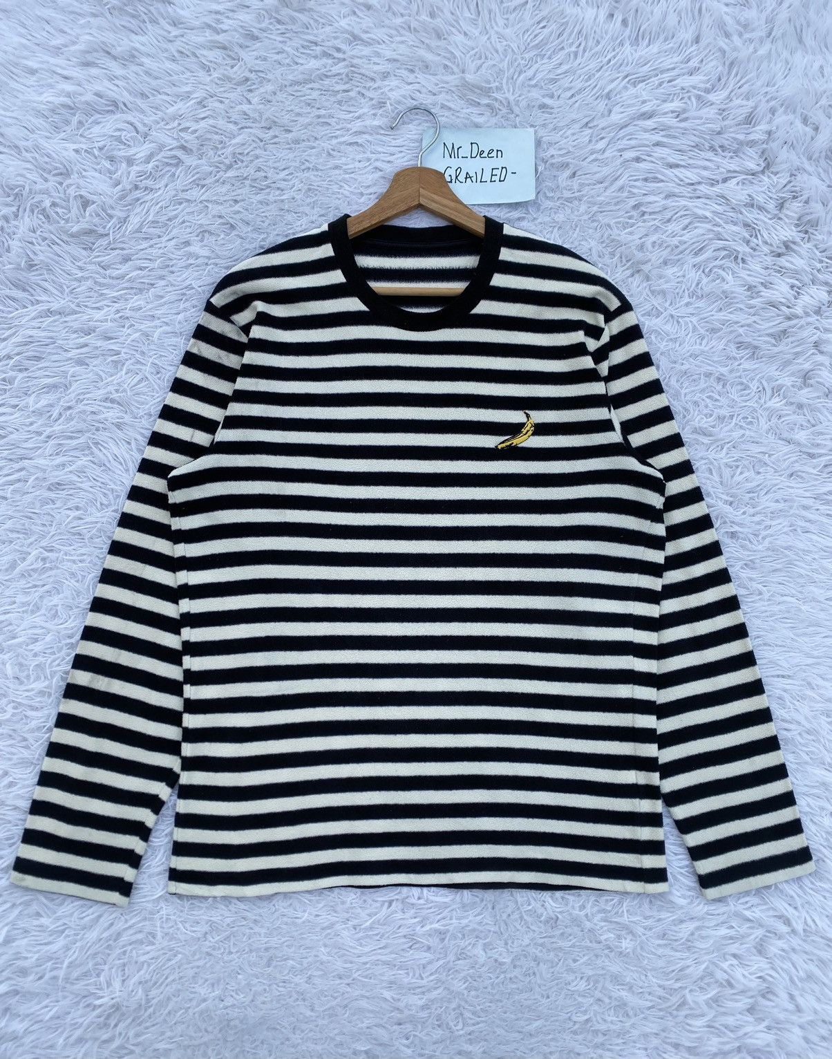 Andy Warhol × Uniqlo Rare Uniqlo x Andy Warhol Grunge Style Striped Long Sleeve Size US L / EU 52-54 / 3 - 1 Thumbnail