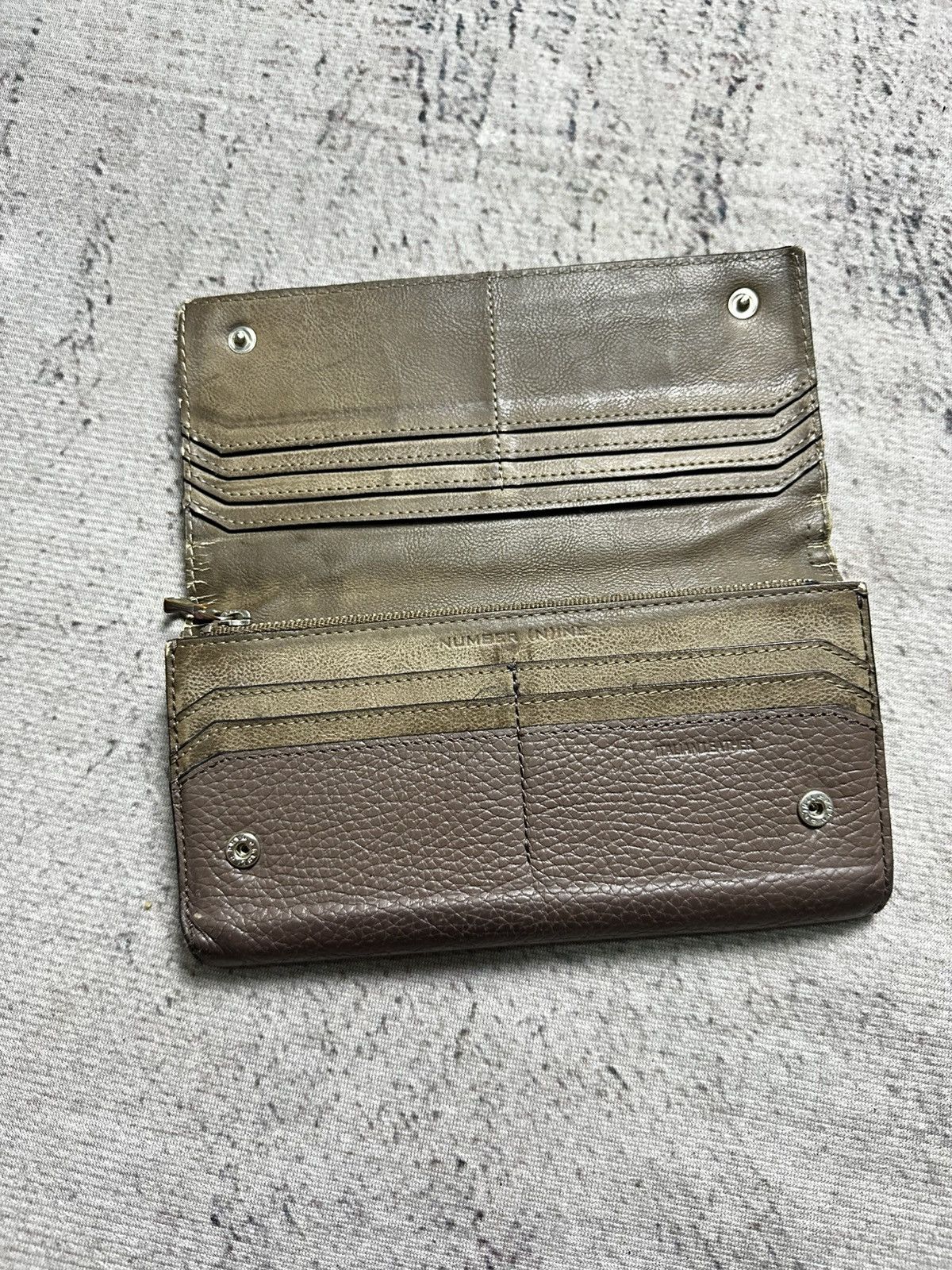 Designer × Japanese Brand Number (nine) Wallet Size ONE SIZE - 5 Thumbnail