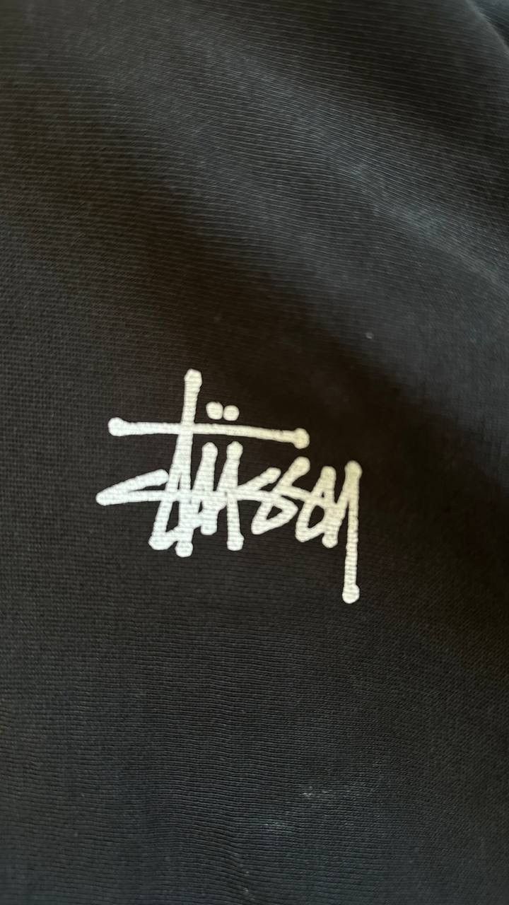 Stussy Stussy Basic Hoodie Mens Large Black Logo Hooded Size US L / EU 52-54 / 3 - 7 Thumbnail
