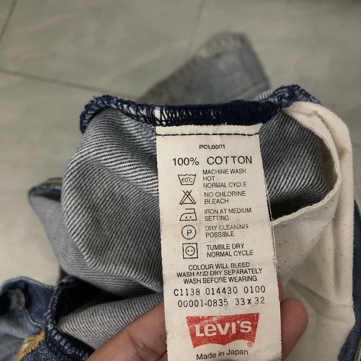 Levi's 🔥RARE VINTAGE LEVI’S ENGINEERED JEANS DISTRESSED PAINTED Size US 32 / EU 48 - 10 Thumbnail
