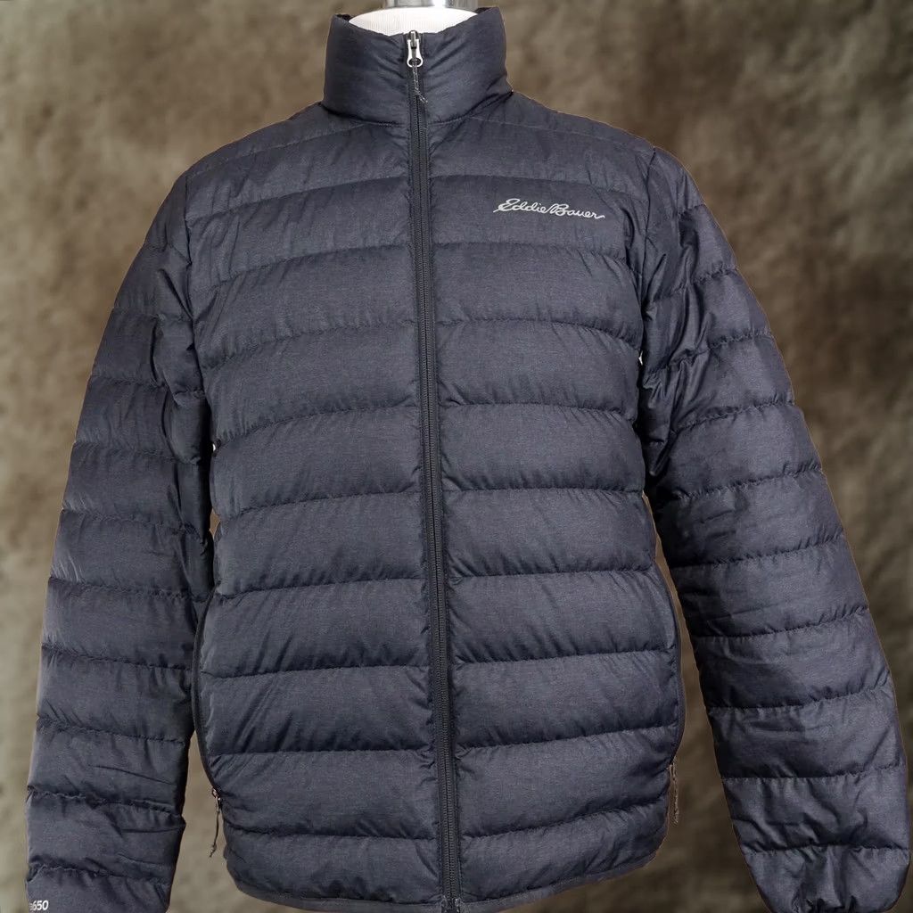 Eddie Bauer Eddie Bauer Jacket Mens S Gray EB650 Down Puffer Full Zip Lightweight Size US S / EU 44-46 / 1 - 1 Thumbnail