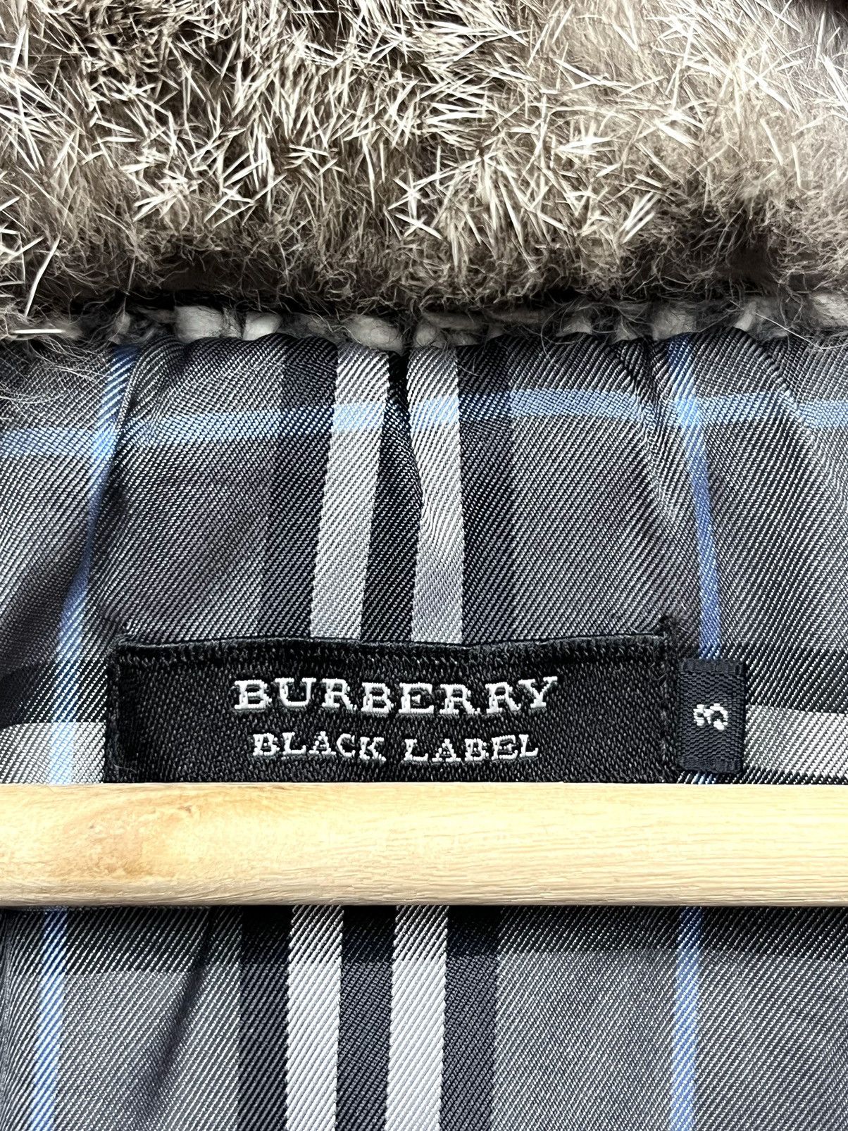 Black Label × Burberry × Vintage 🔥BURBERRY Black Label Rabbit Fur Wool Blends Knitted Jacket Size US M / EU 48-50 / 2 - 15 Thumbnail