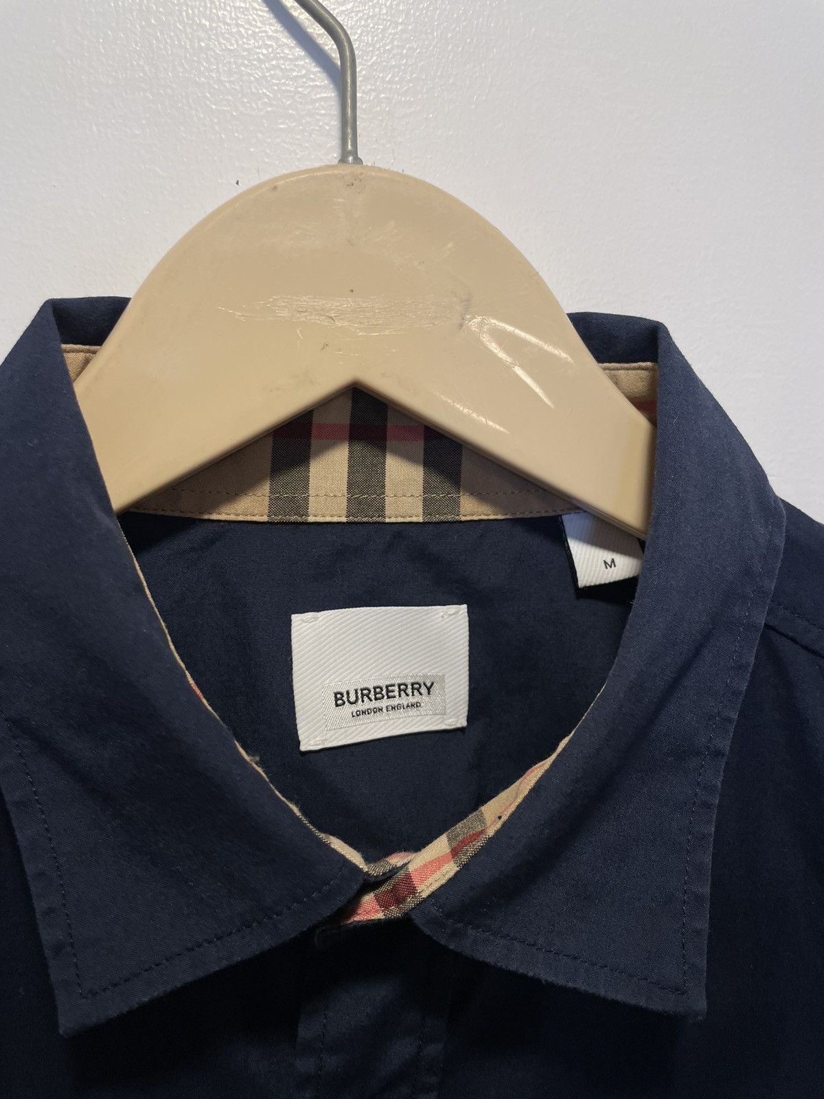 Burberry BURBERRY Stretch poplin cotton shirt Size US M / EU 48-50 / 2 - 6 Thumbnail