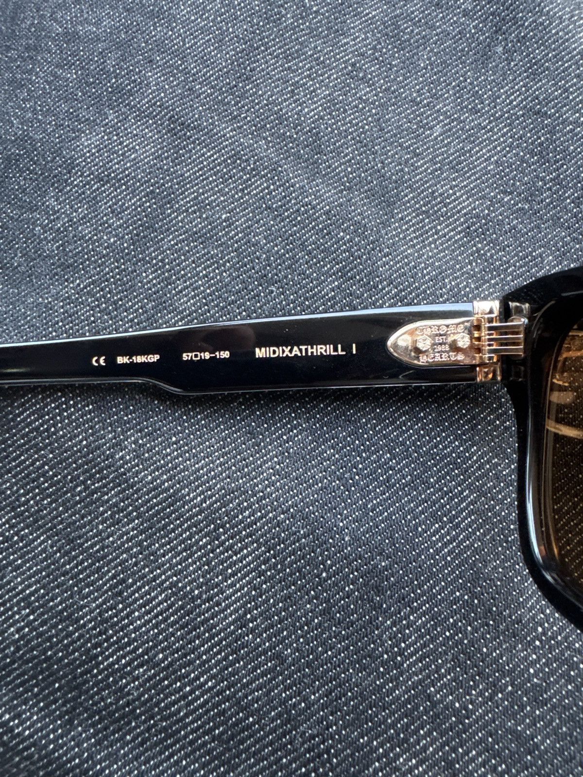 Chrome Hearts Chrome Hearts MIDIXATHRILL I sunglasses Size ONE SIZE - 4 Thumbnail