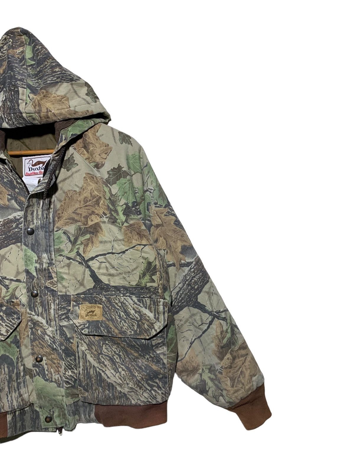 Carhartt 🔥VTG DUXBAK USA REALTREE CAMO HOODIE JACKETS Size US L / EU 52-54 / 3 - 3 Thumbnail