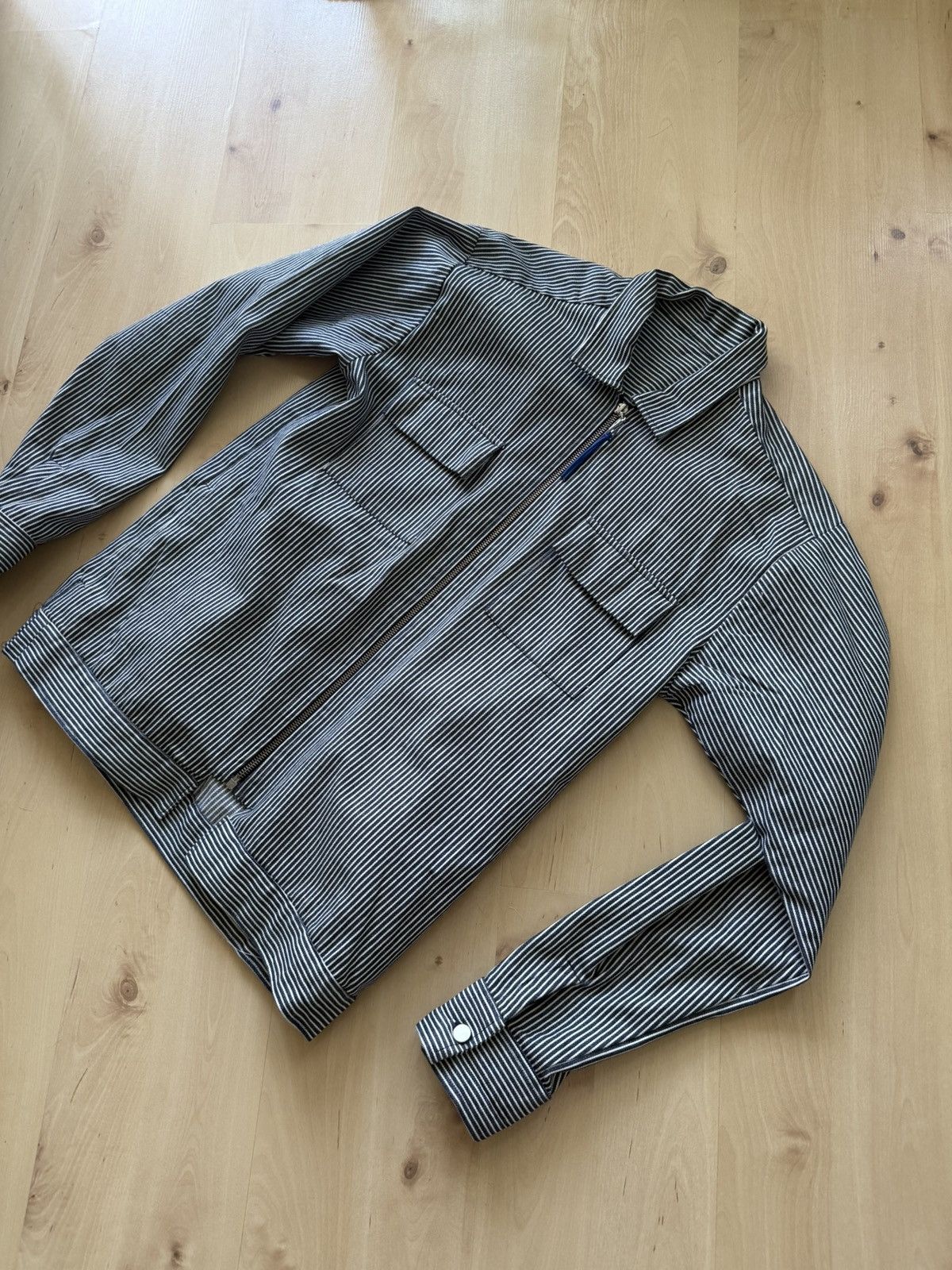 Japanese Brand Comparison will kill you striped overshirt jacket Size US L / EU 52-54 / 3 - 3 Thumbnail