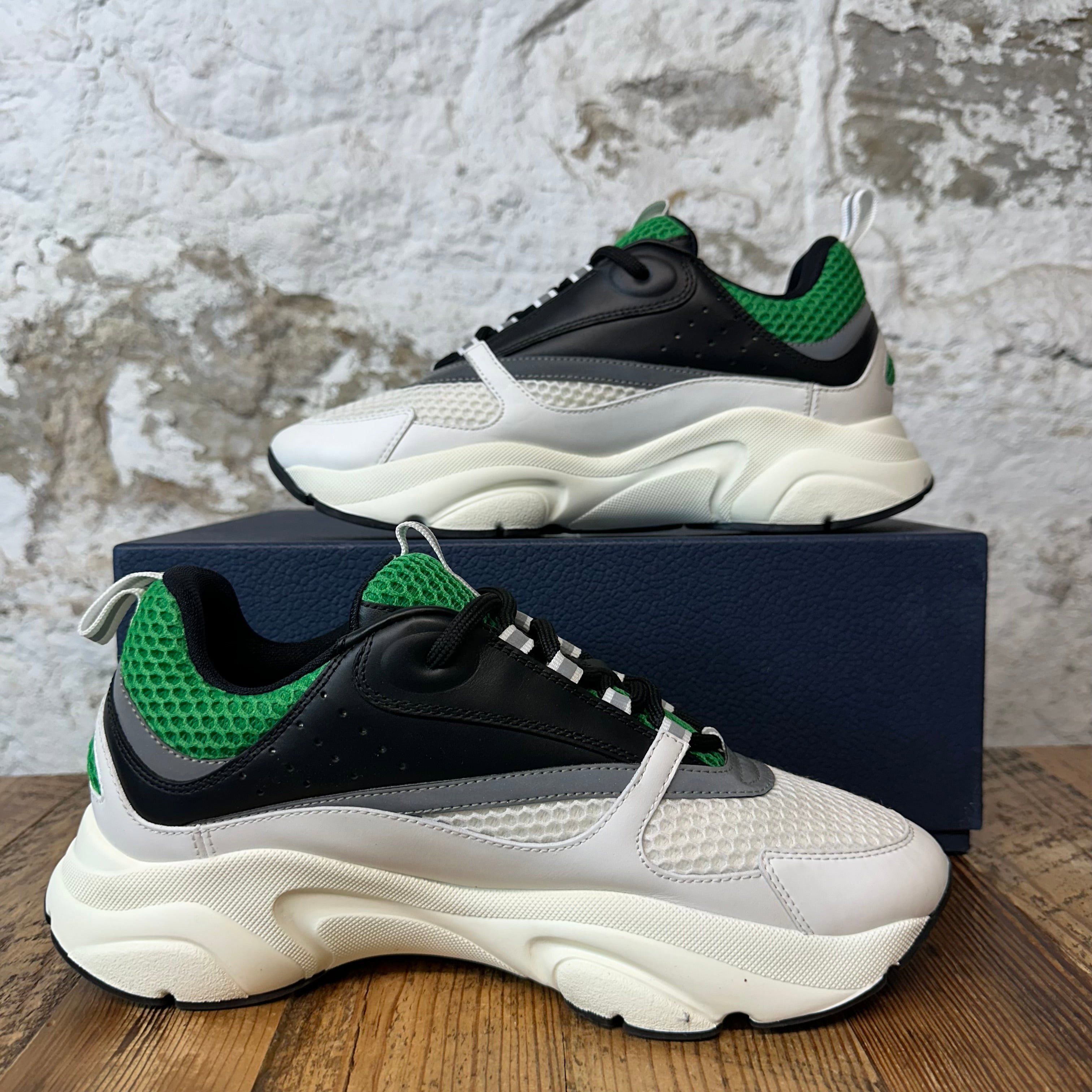 Dior Dior B22 Green Black White Sneaker Sz 7 (40) Size US 7 / EU 40 - 2 Thumbnail