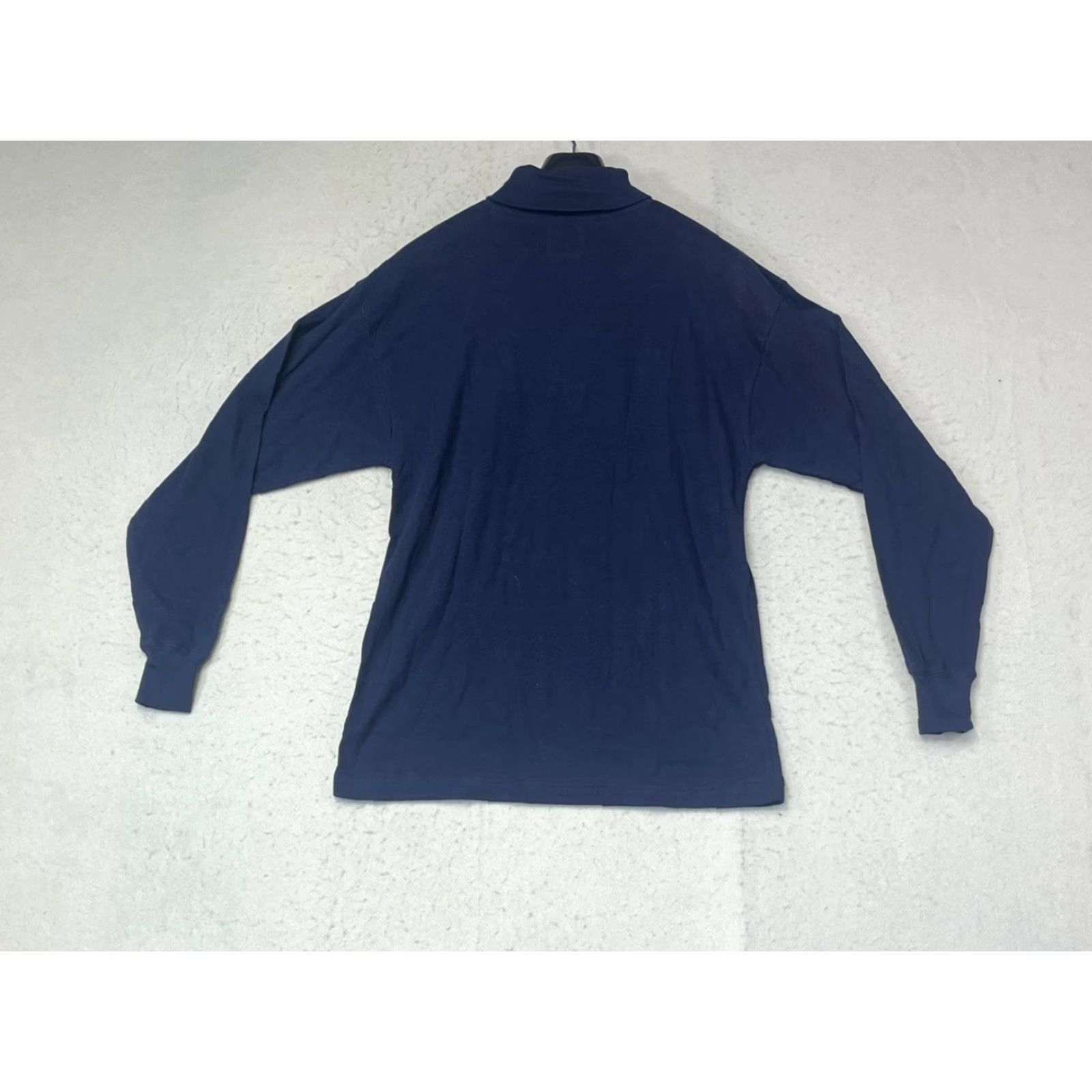 Chaps VINTAGE Chaps Ralph Lauren Turtleneck Shirt Longsleeve Crest Logo M Blue 1990s Mens Shirt Size US M / EU 48-50 / 2 - 2 Thumbnail