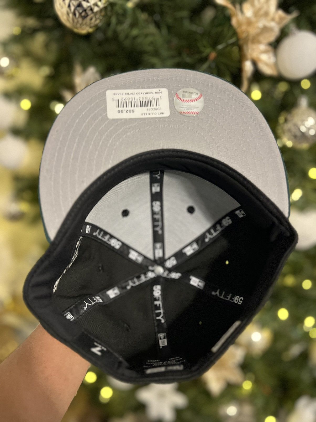 New Era Exclusive New Era Tampa Bay Rays Fitted Hat SZ 7 Hat Club Size ONE SIZE - 5 Thumbnail