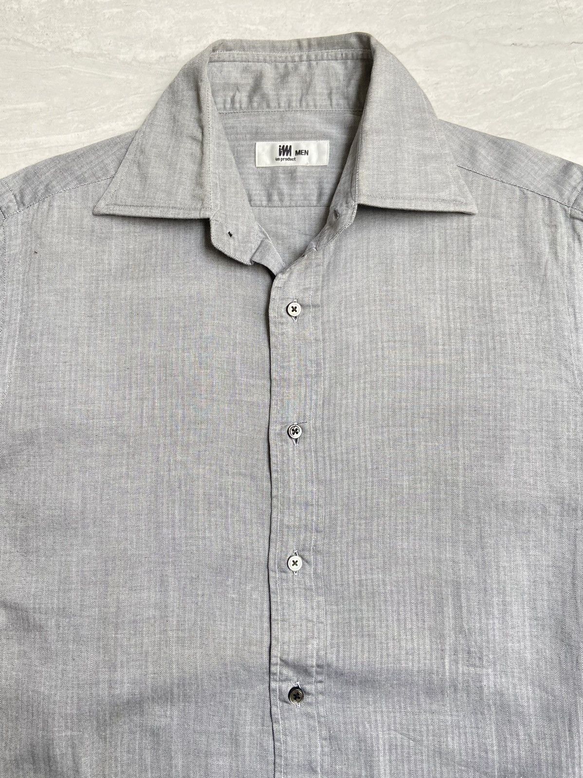 Issey Miyake IM PRODUCT MEN Grey Shirt Size US M / EU 48-50 / 2 - 8 Thumbnail