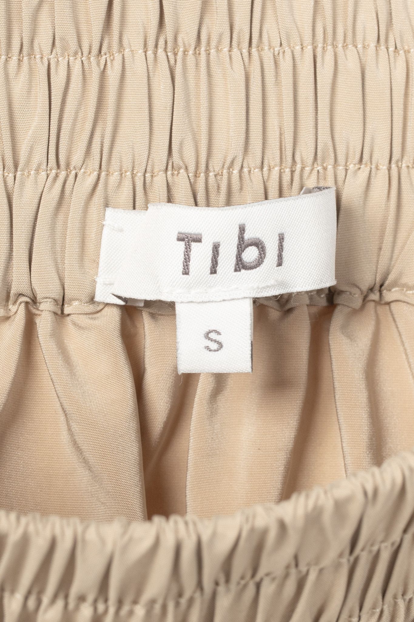 Tibi Tibi Tan Nylon Pull On Full Skirt Size 26" / US 2 / IT 38 - 6 Thumbnail