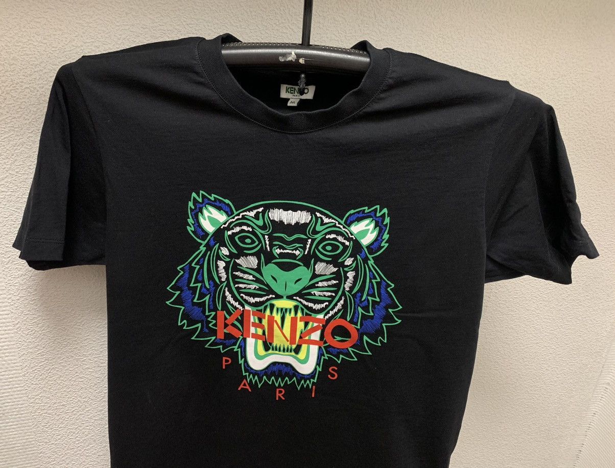 Kenzo Kenzo big logo black t-shirt M size Size US M / EU 48-50 / 2 - 2 Thumbnail